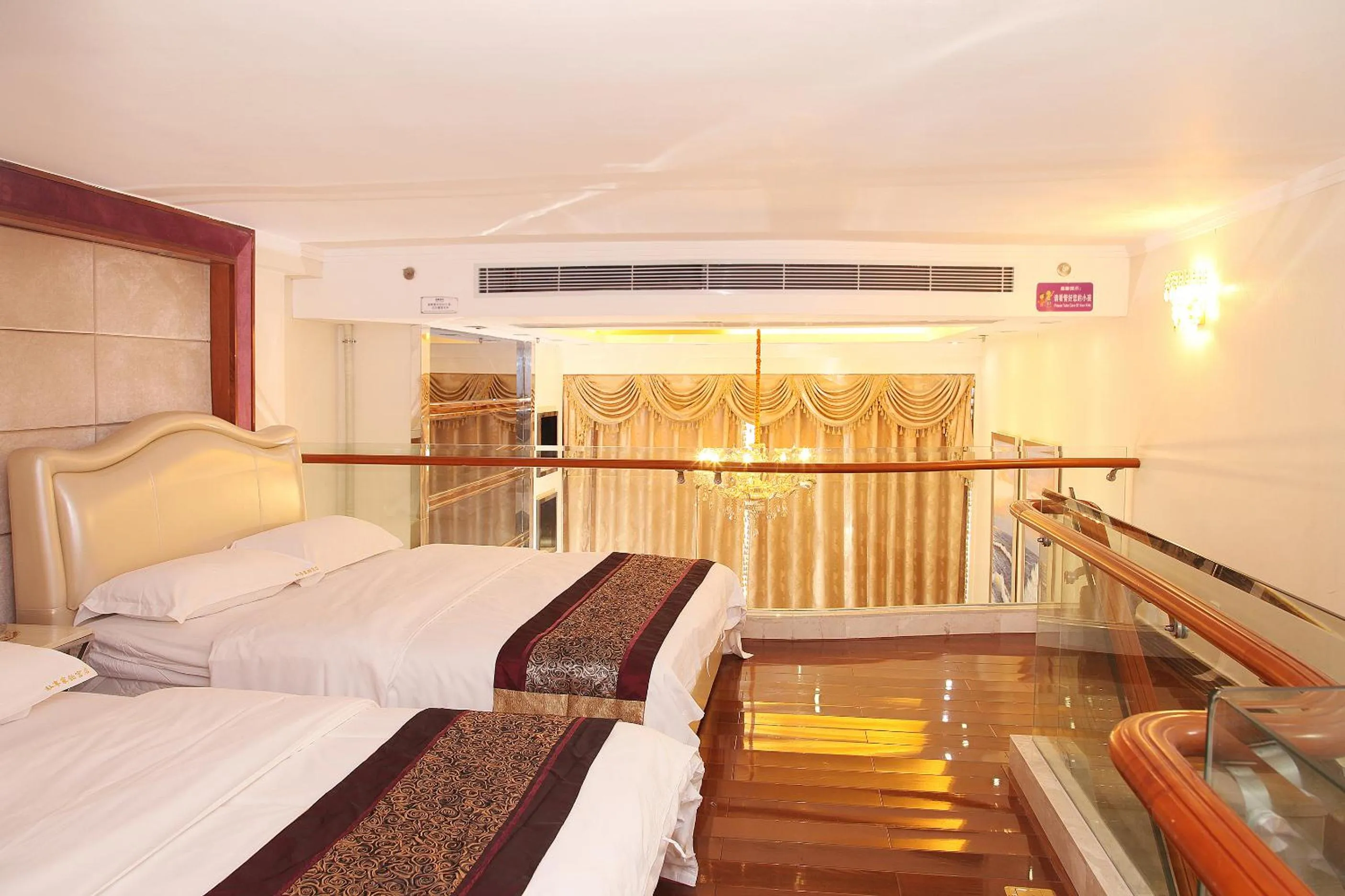 Bedroom, Bed in Barton International Residence Guangzhou - located in the city center adjacent to Beijing Road Pedestrian Street and Dafo Temple and close to the subway