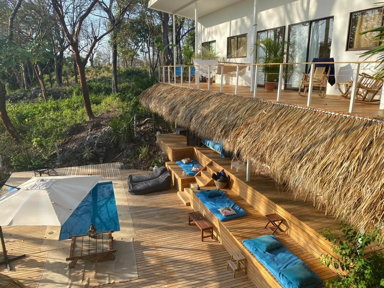Pool view in La Sana Surf Hotel, Playa Carmen