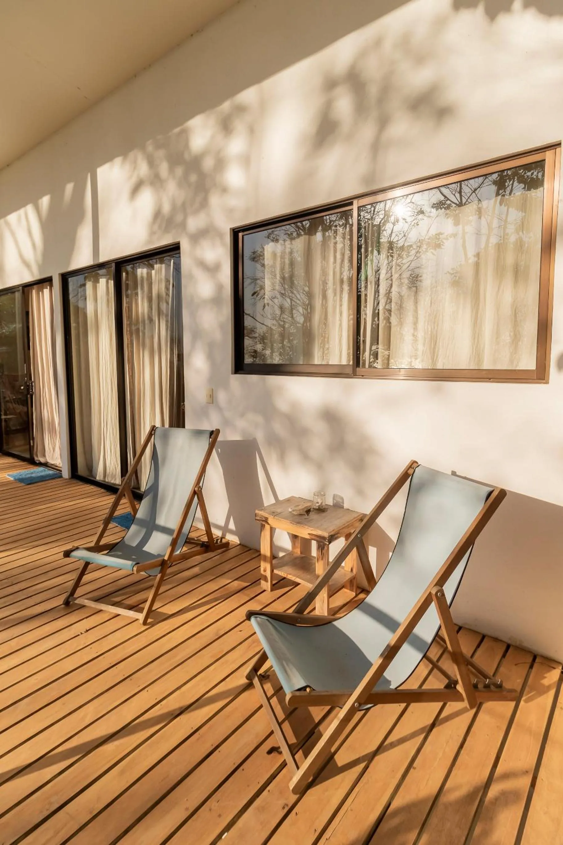 Patio in La Sana Surf Hotel, Playa Carmen