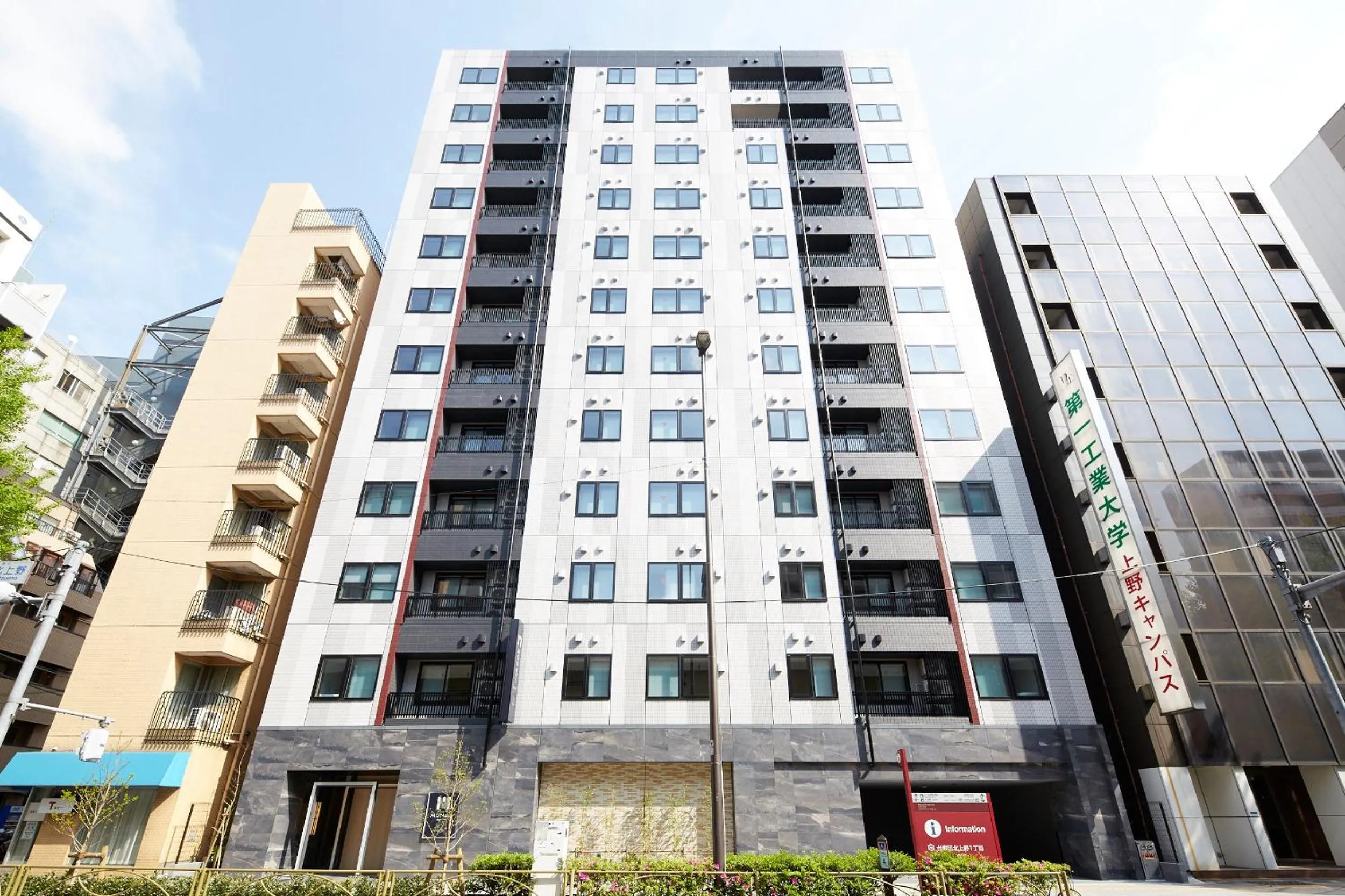 Property building in MONday Apart Premium UENO