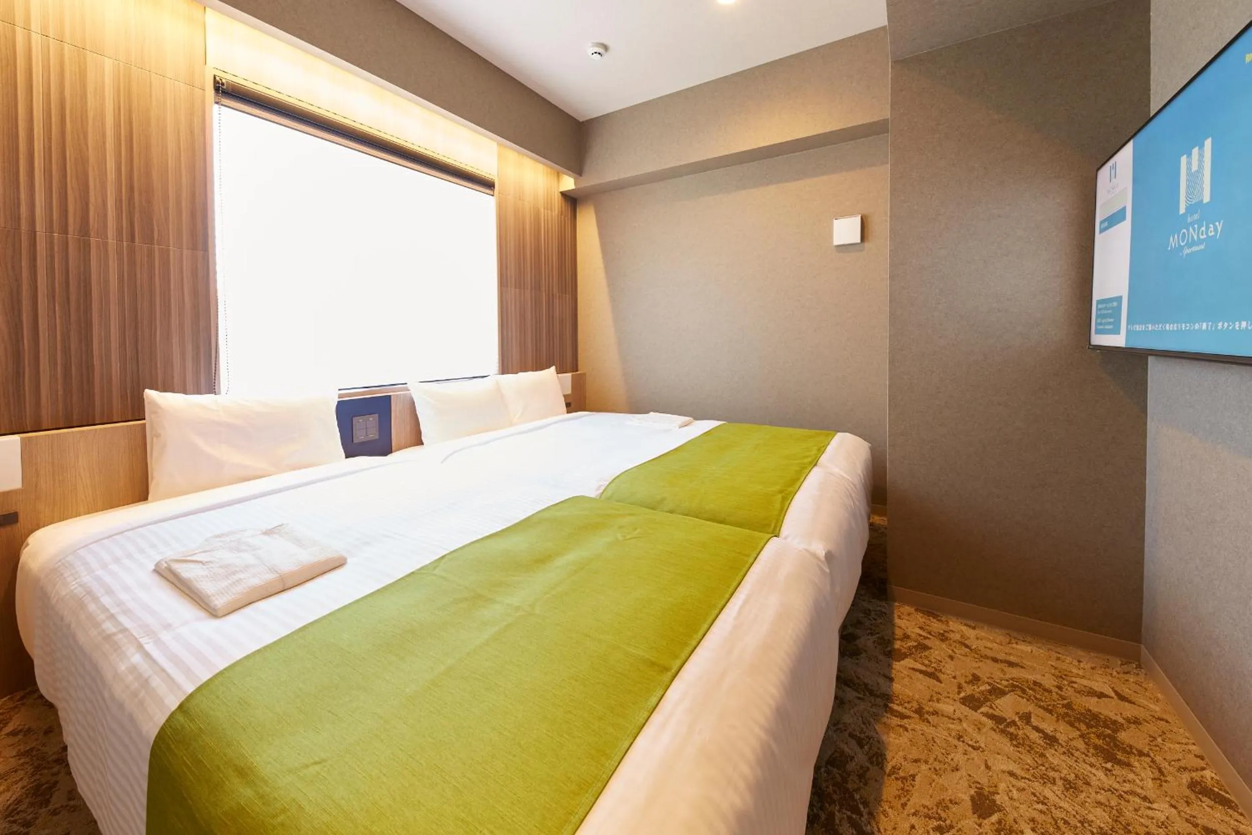 Bed in MONday Apart Premium UENO