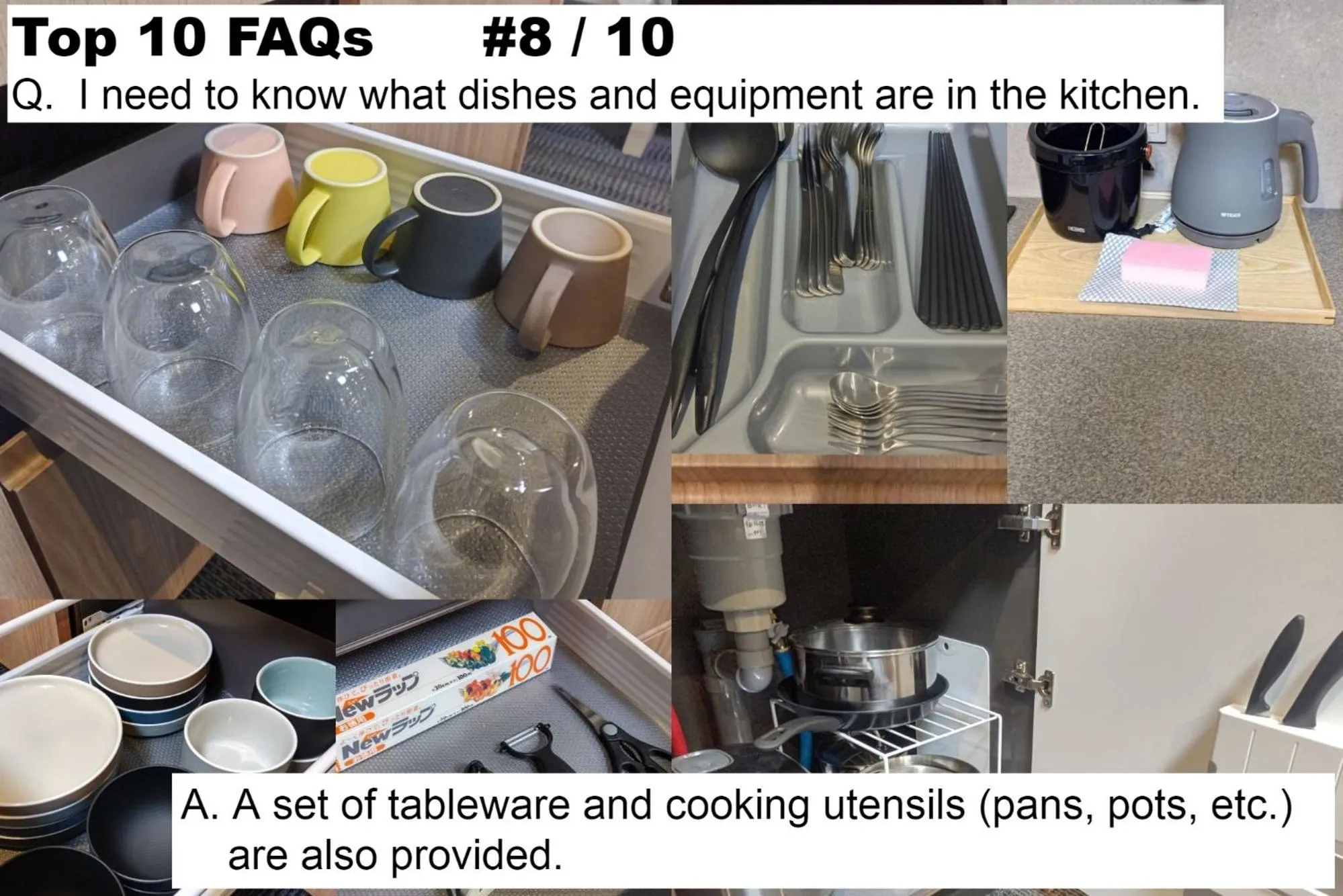 Kitchen or kitchenette in MONday Apart Premium UENO