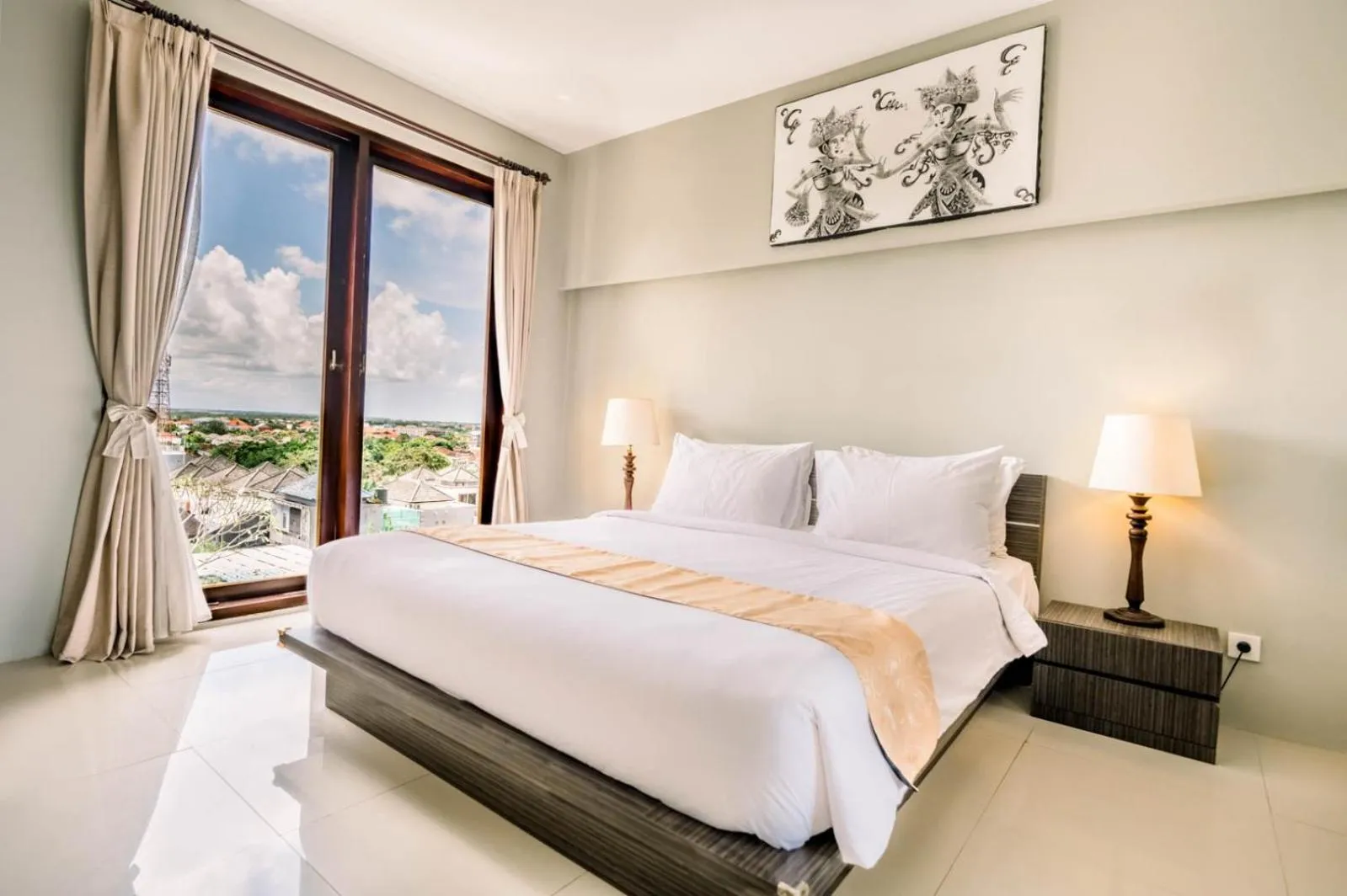 Bed in ABISHA Resort Jimbaran