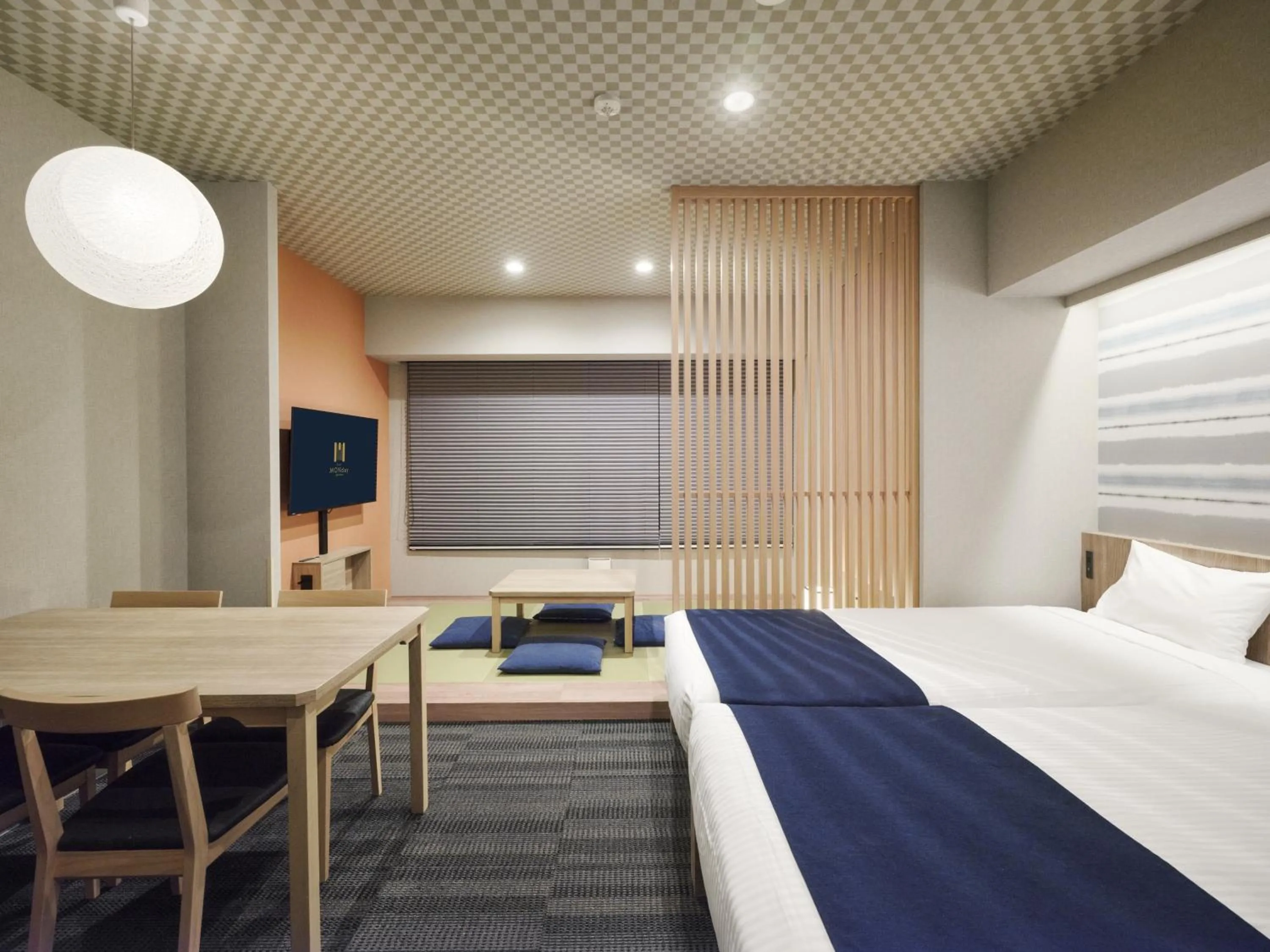 Bed in MONday Apart Premium Ginza Shintomicho