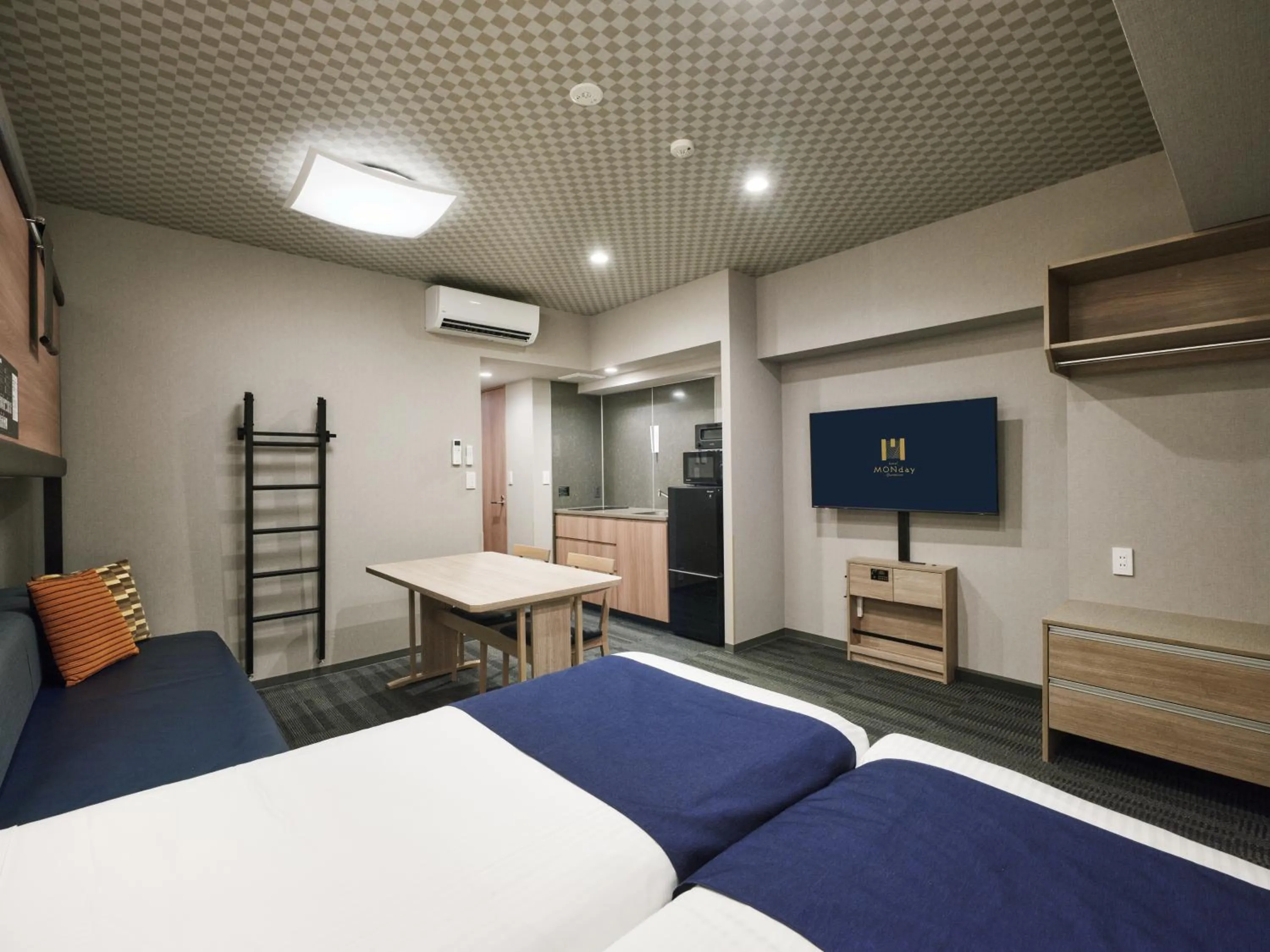 Bed in MONday Apart Premium Ginza Shintomicho