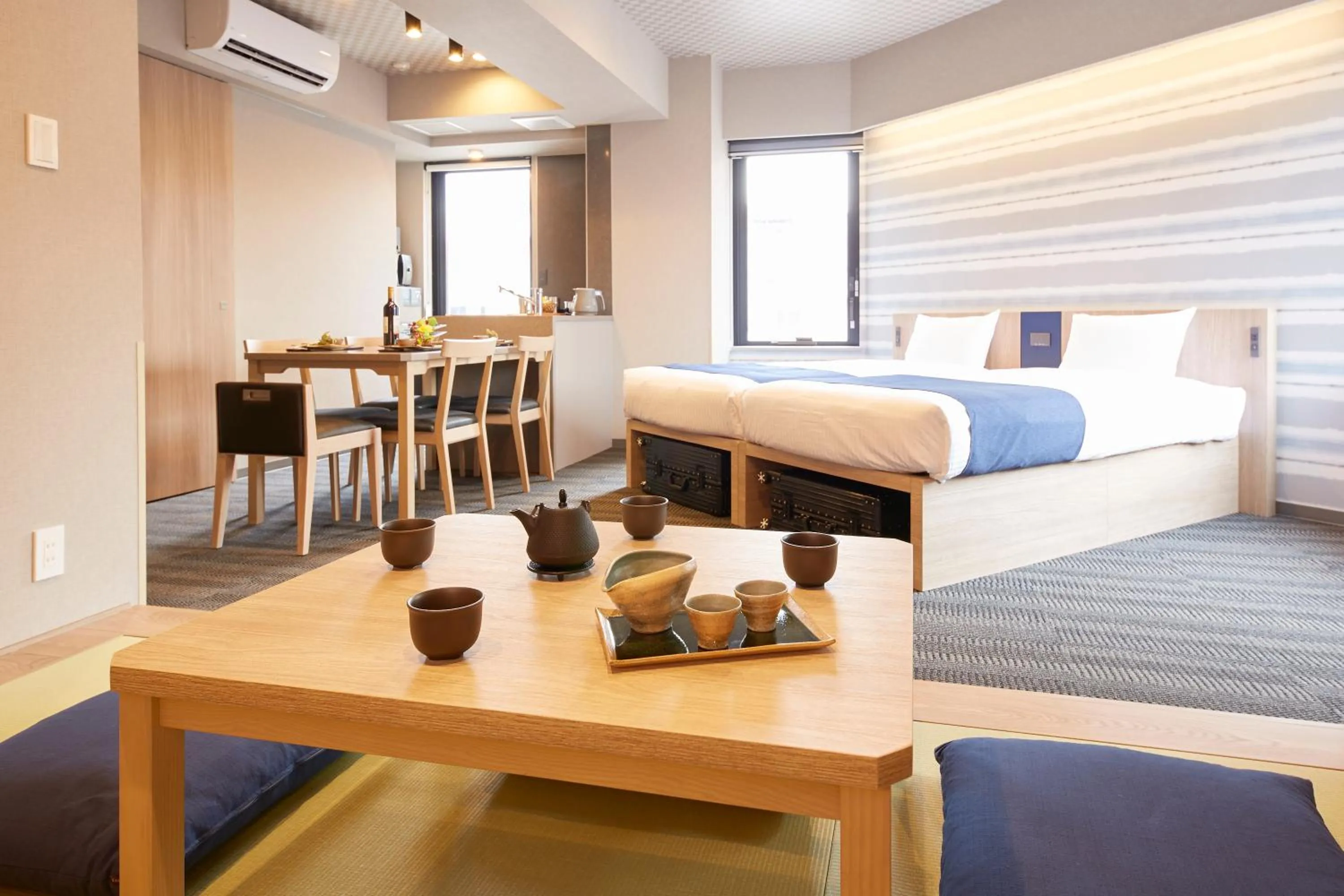 Bed in MONday Apart Premium Ginza Shintomicho