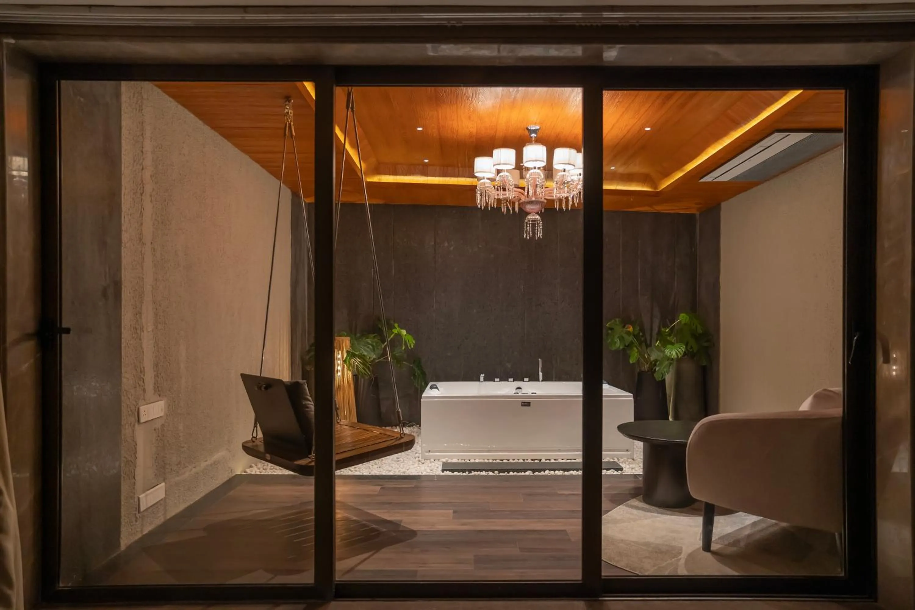 Hot Tub in Leela Resort, The Exotic Boutique Hotel - Pure Veg