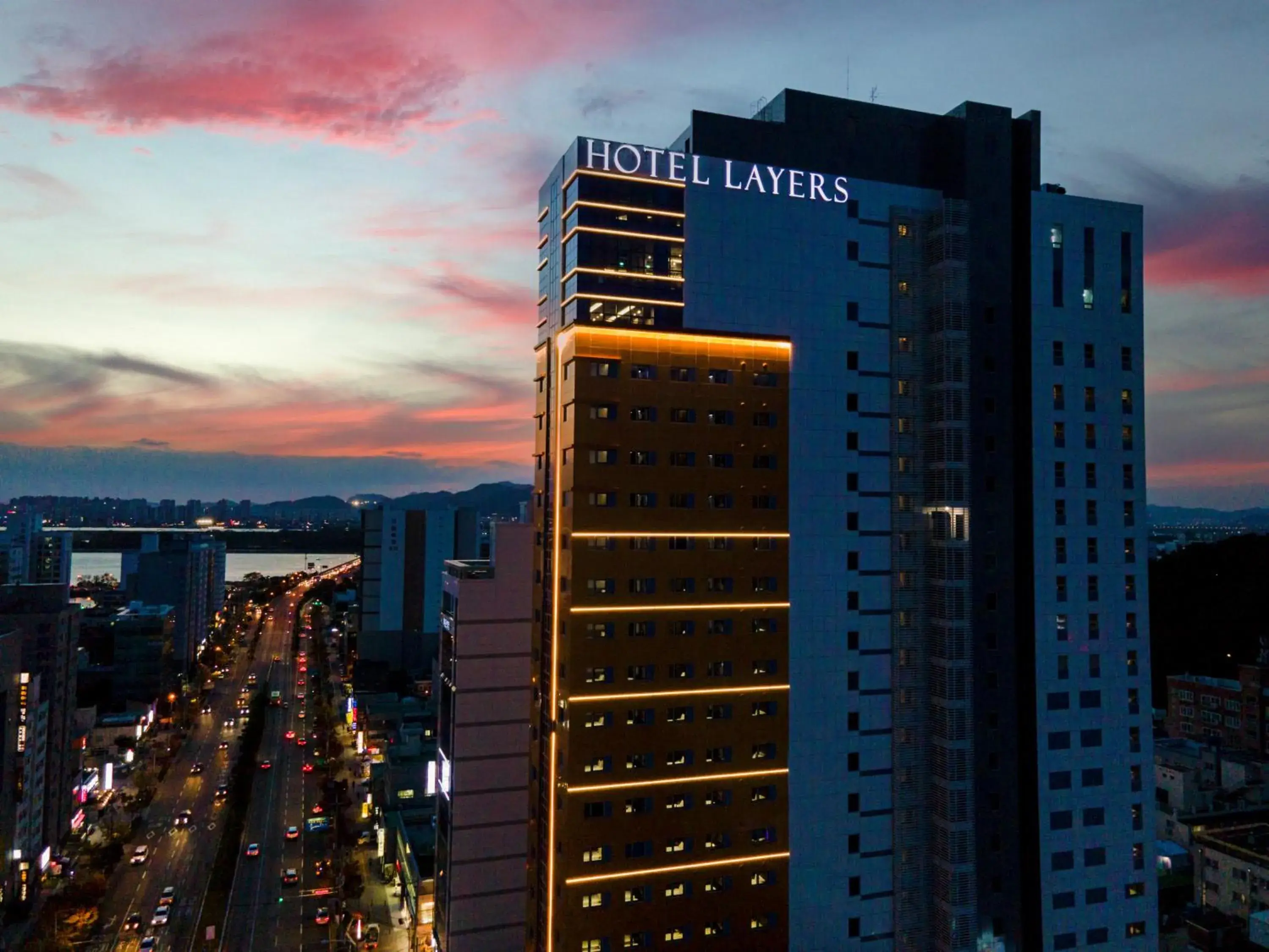 Property building in Layers Hotel Busan Hadan Property building in Layers Hotel Busan Hadan