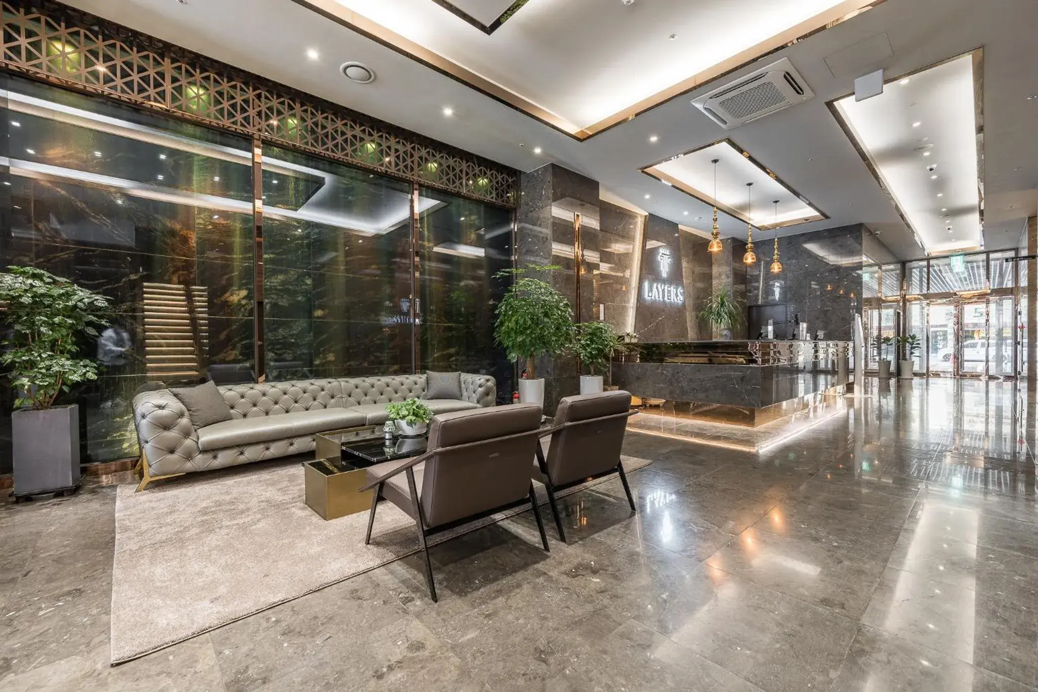 Lobby or reception in Layers Hotel Busan Hadan Lobby or reception in Layers Hotel Busan Hadan