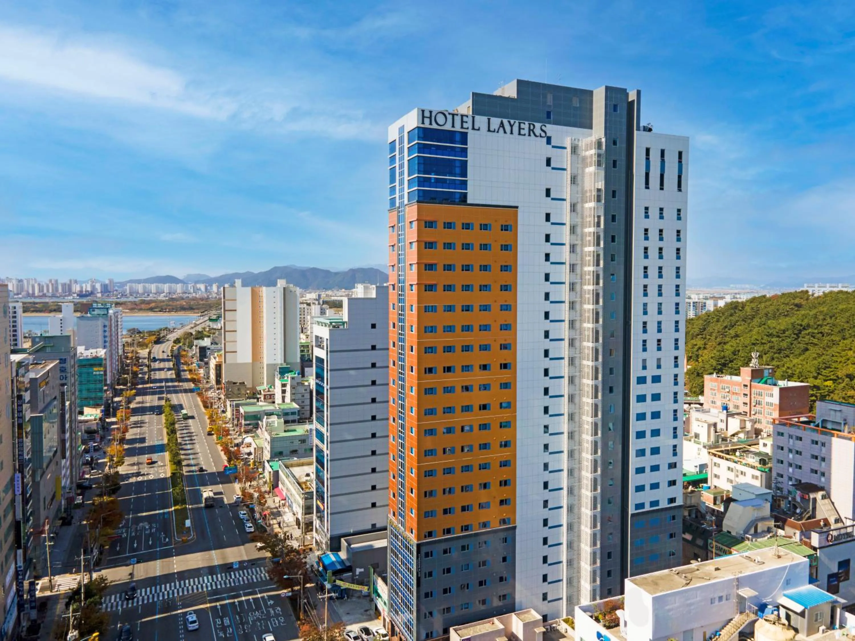 Property building in Layers Hotel Busan Hadan
