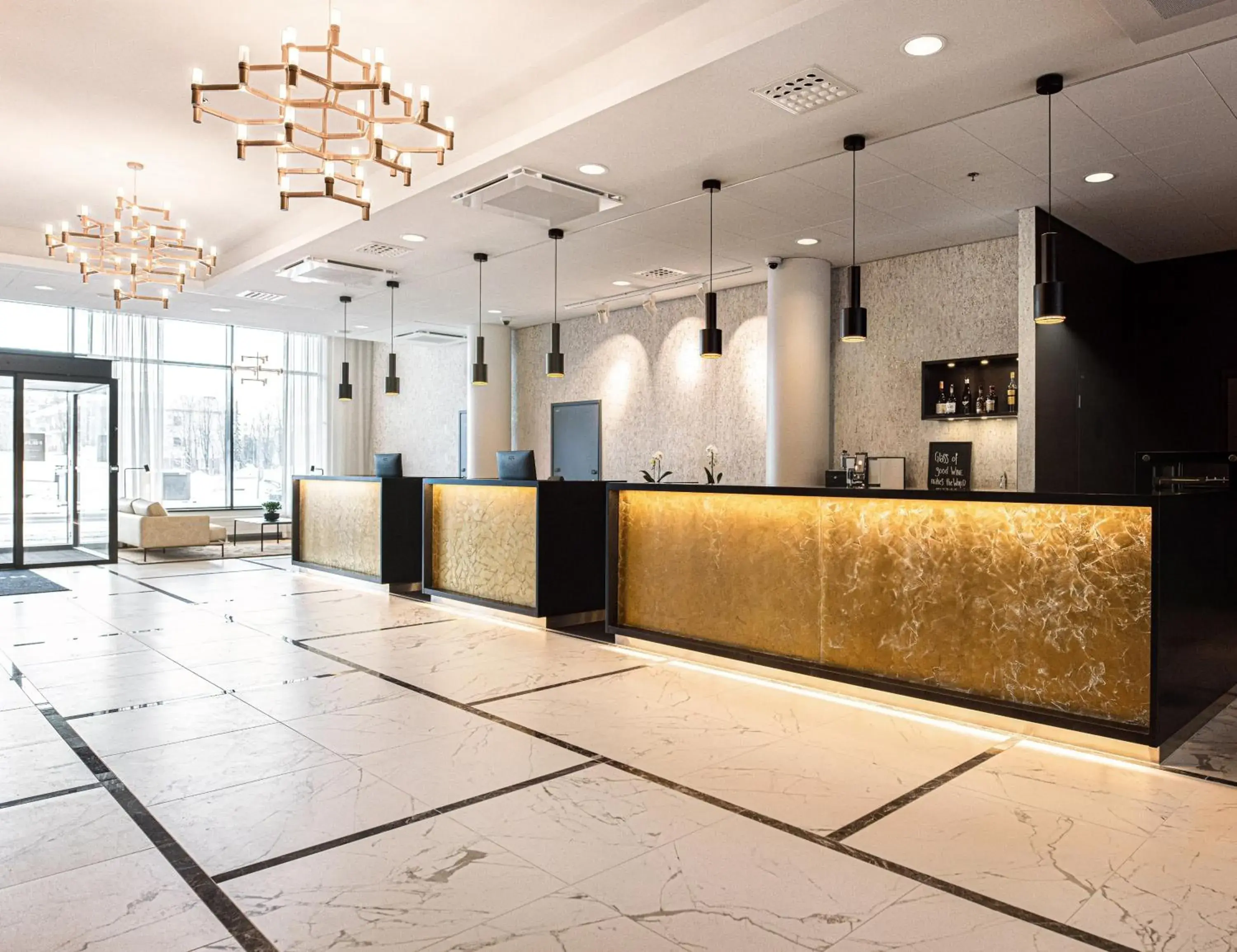 Lobby or reception in Hotel Matts Lobby or reception in Hotel Matts