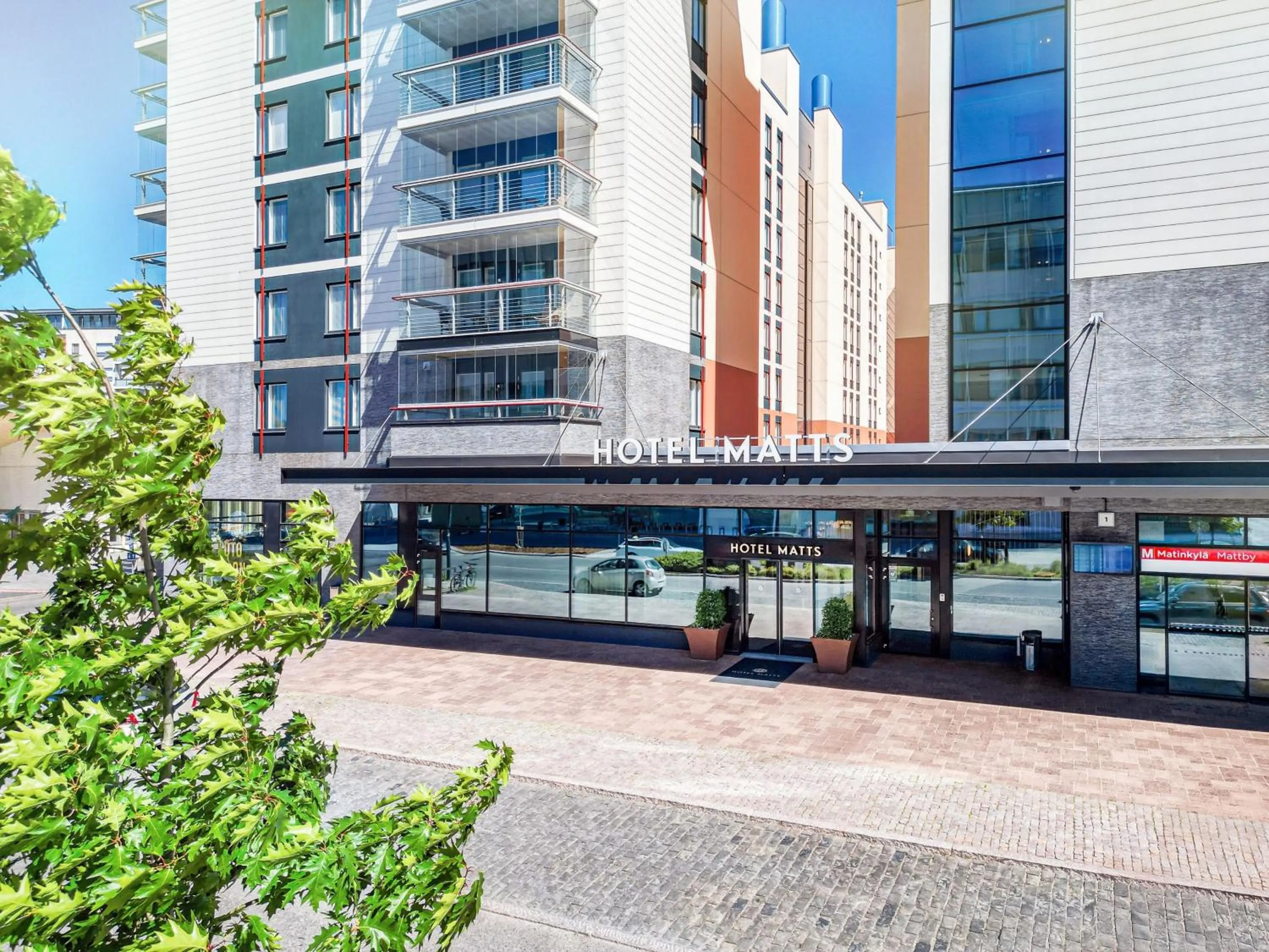 Property building in Hotel Matts