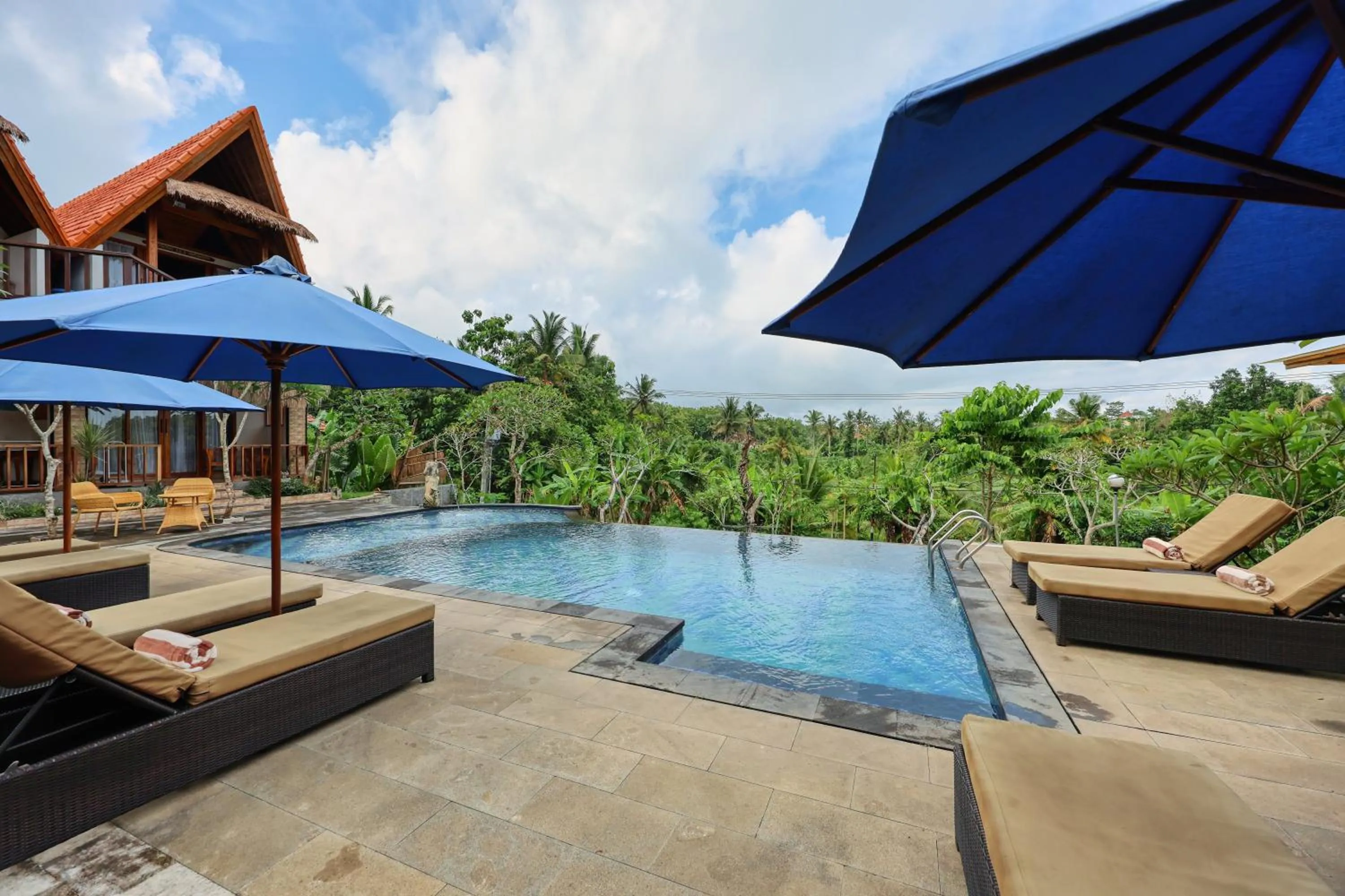 Pool view in NG Sweet Home