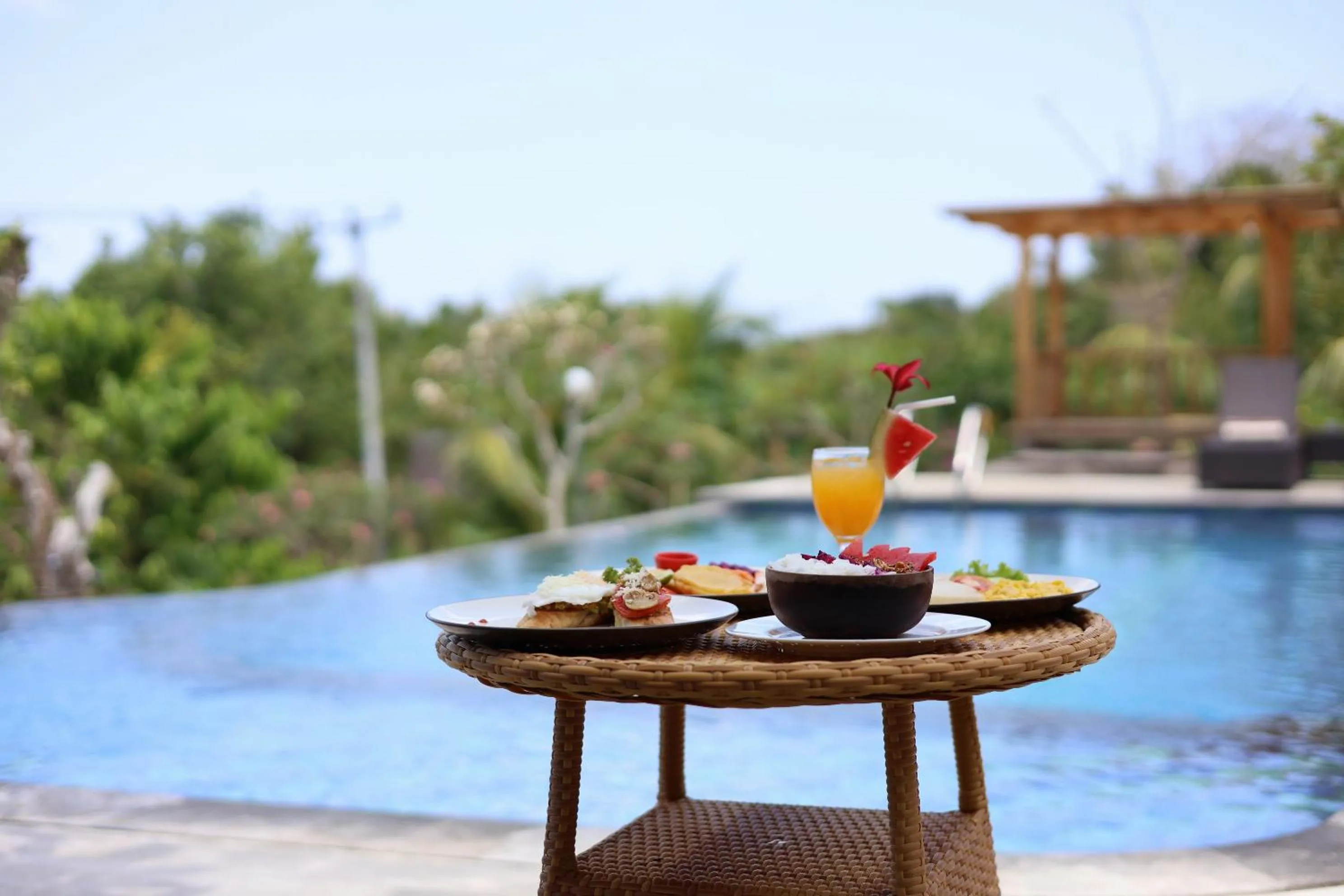 Pool view in NG Sweet Home