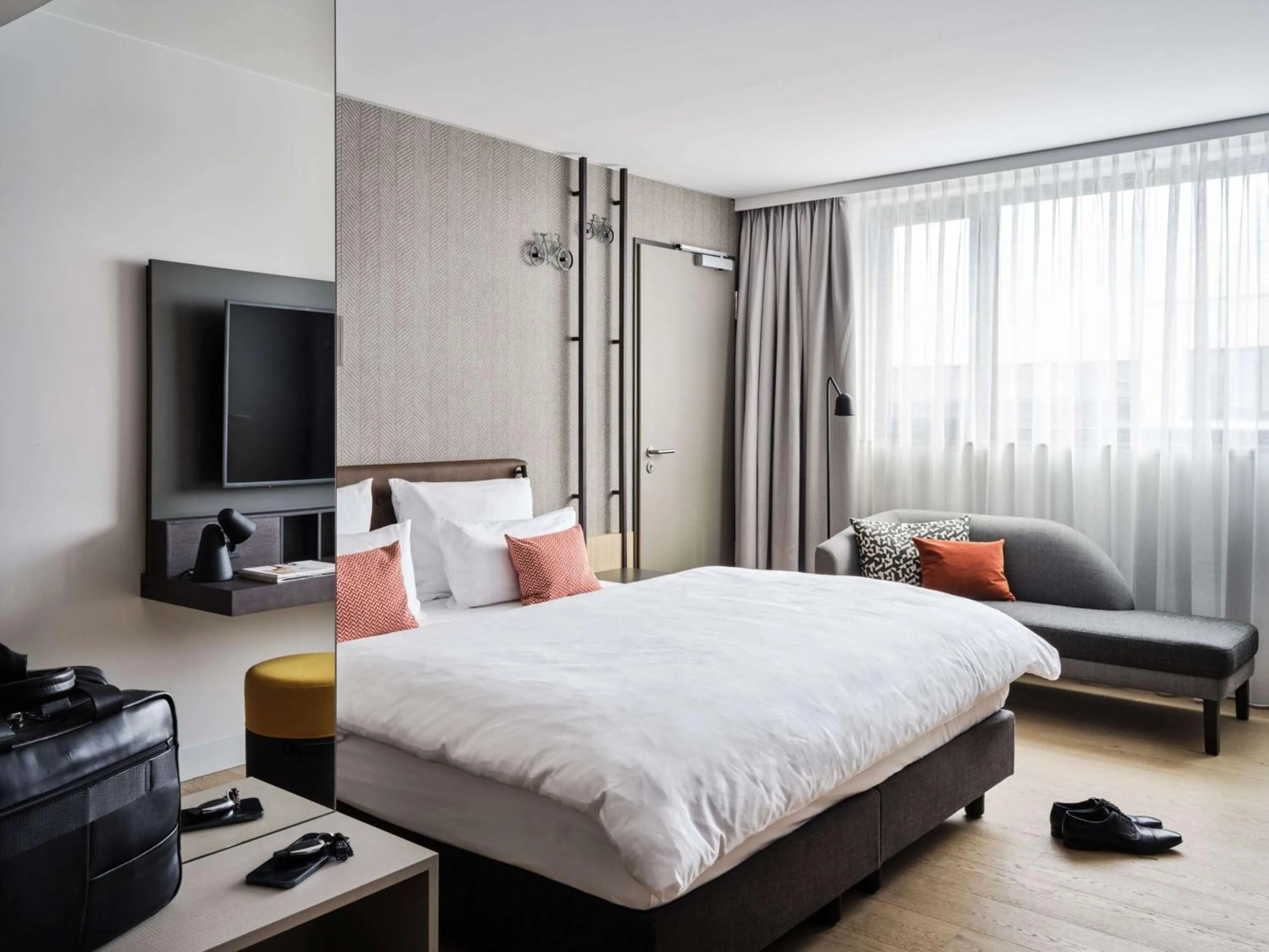 Bedroom, Bed in ATLANTIC Hotel Münster