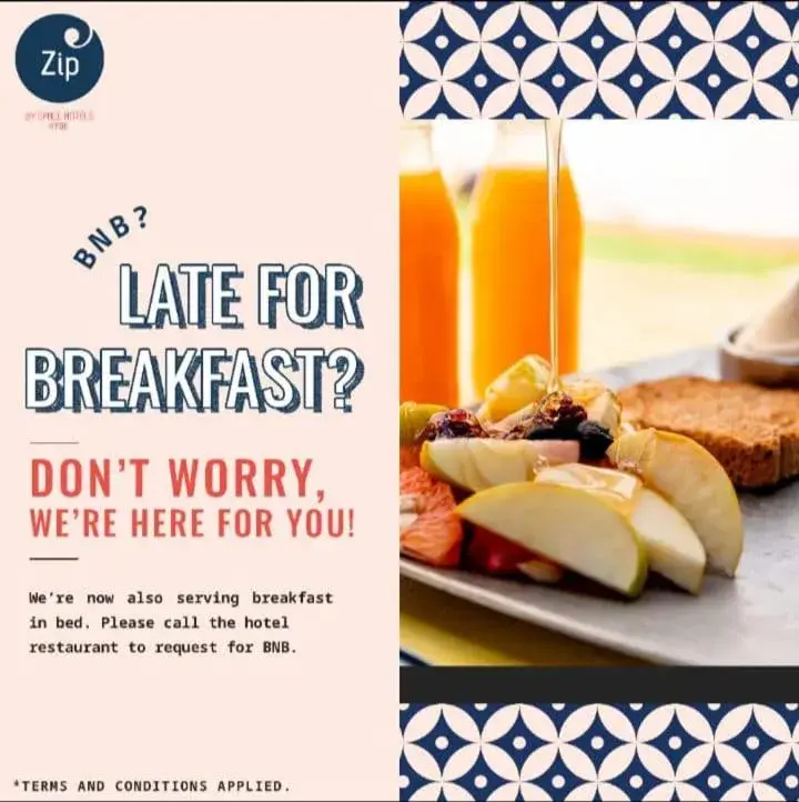 Breakfast in Zip By Spree Hotels Hyde Goa Breakfast in Zip By Spree Hotels Hyde Goa