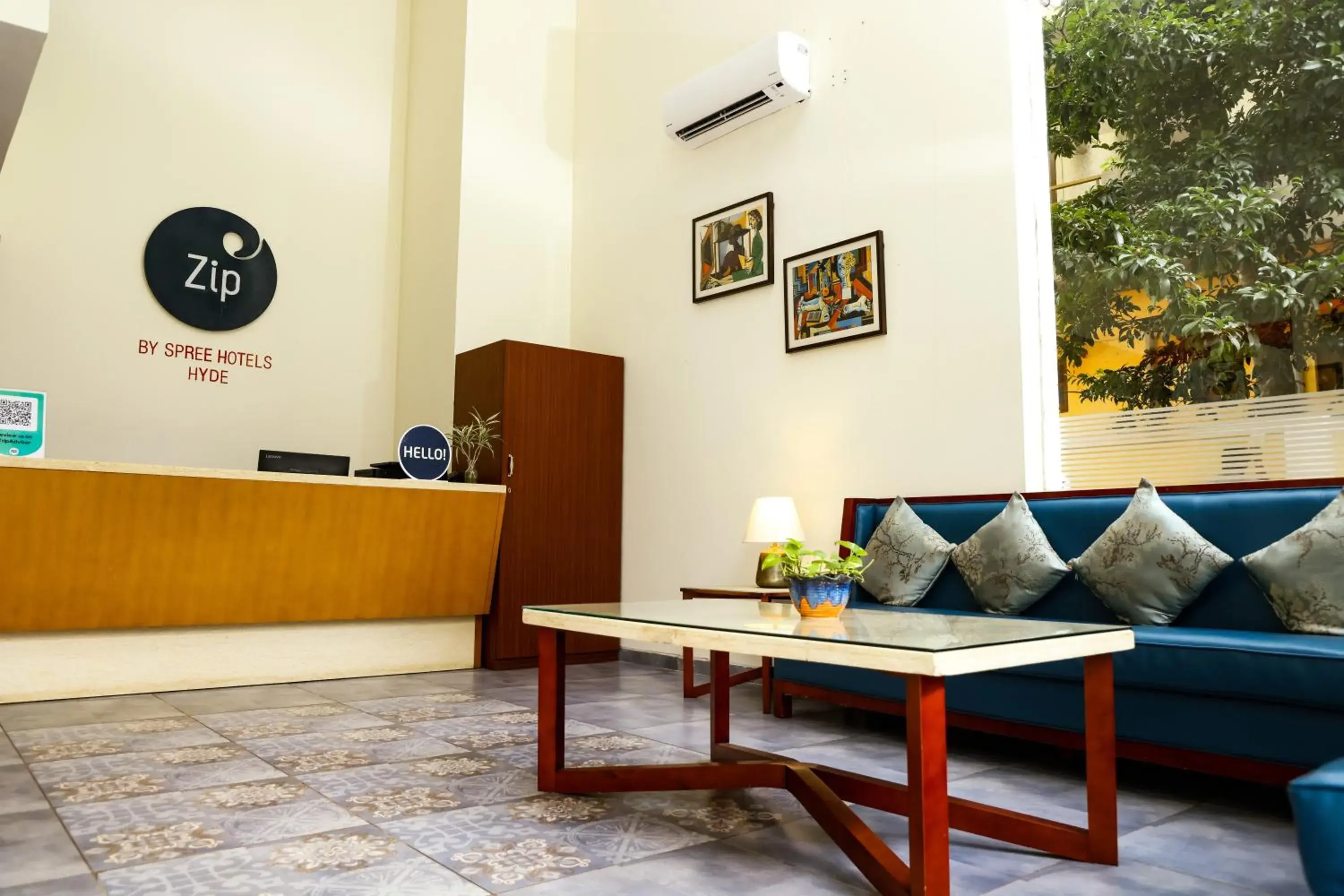 Lobby or reception in Zip By Spree Hotels Hyde Goa Lobby or reception in Zip By Spree Hotels Hyde Goa