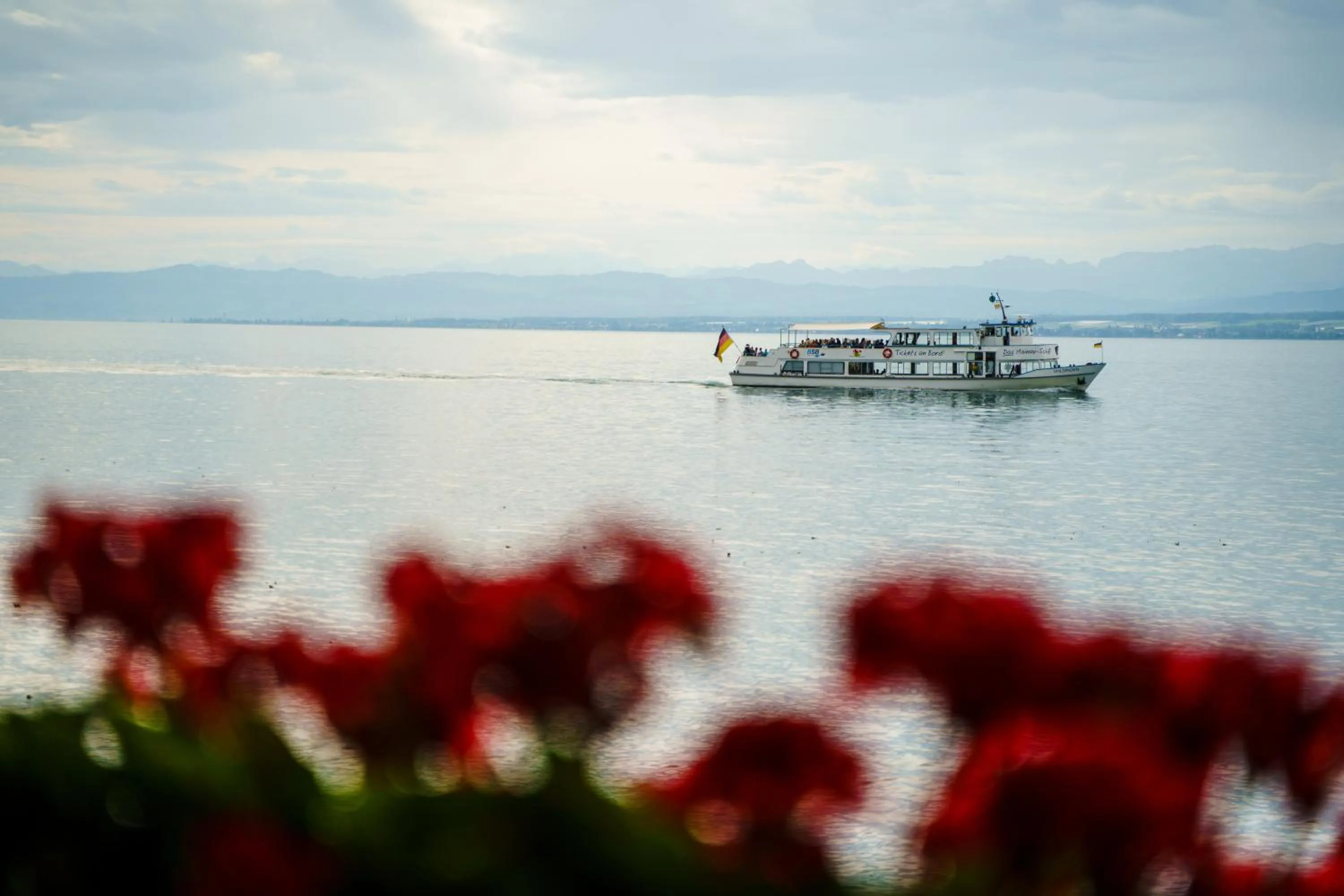 Lake view in Hotel Wilder Mann