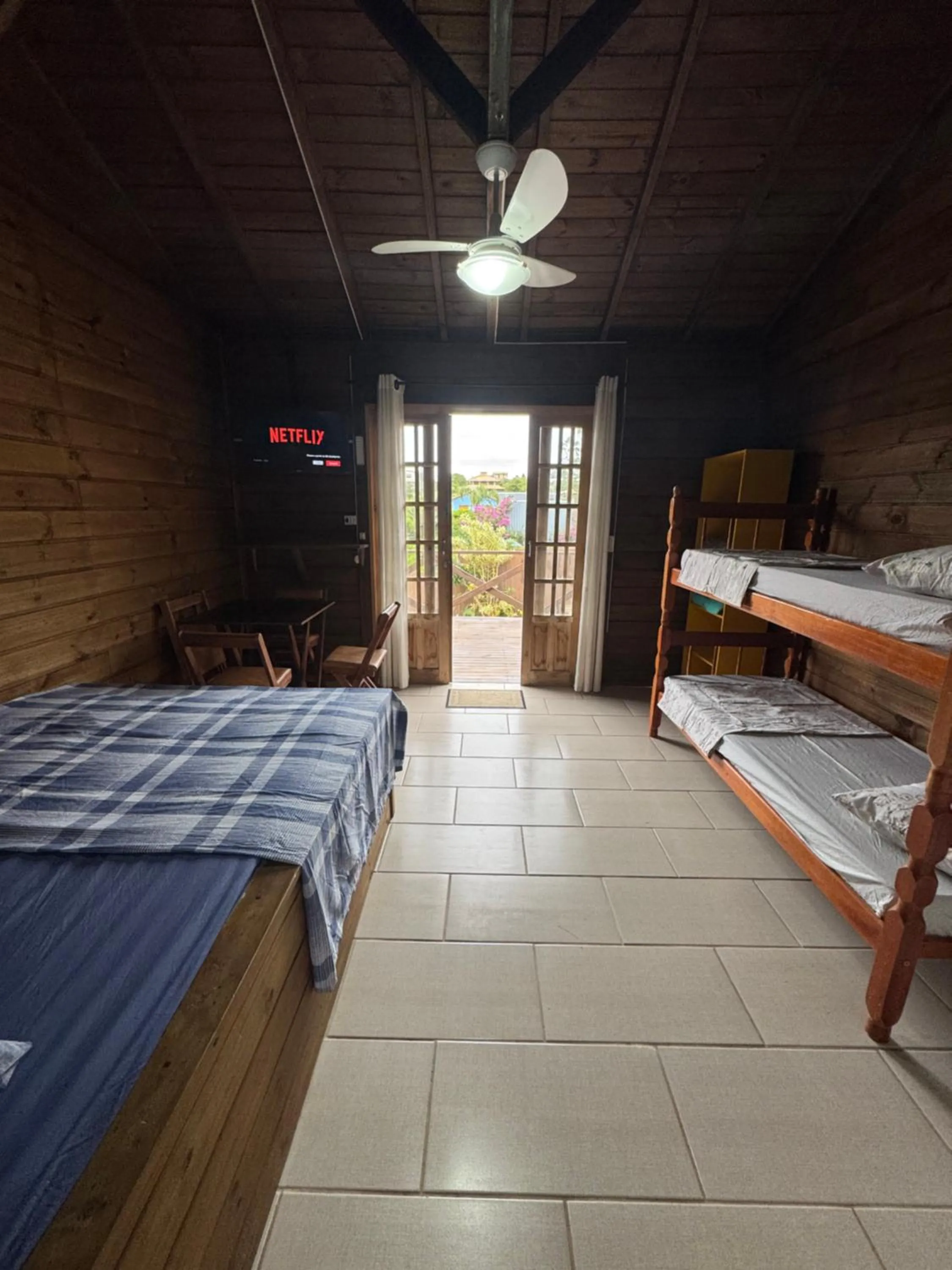 Bed in Pousada Alaia