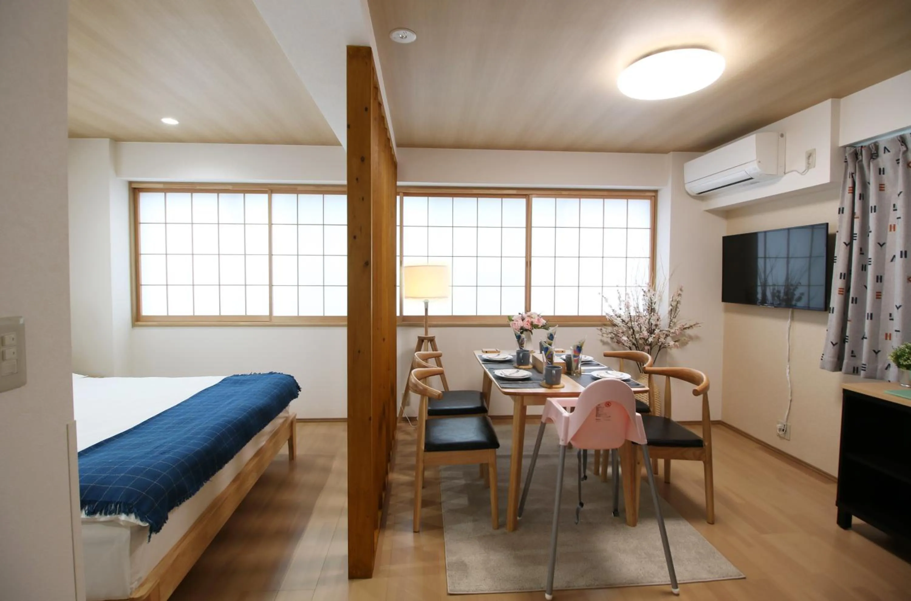 Bed in Uhome Suido Apartment SD