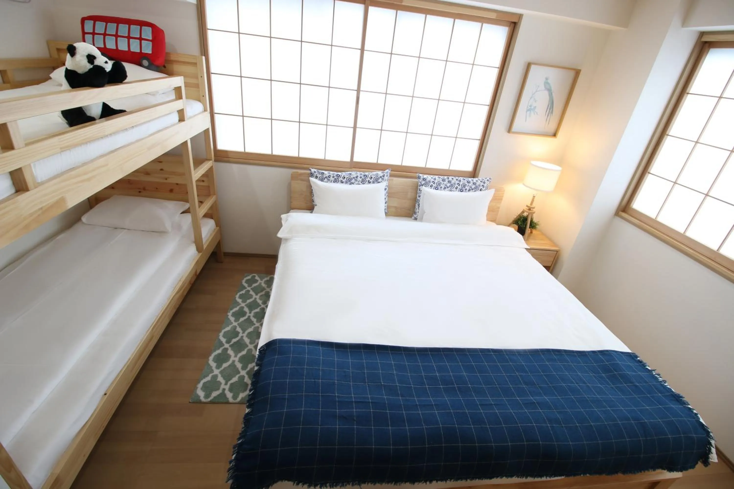 Bed in Uhome Suido Apartment SD