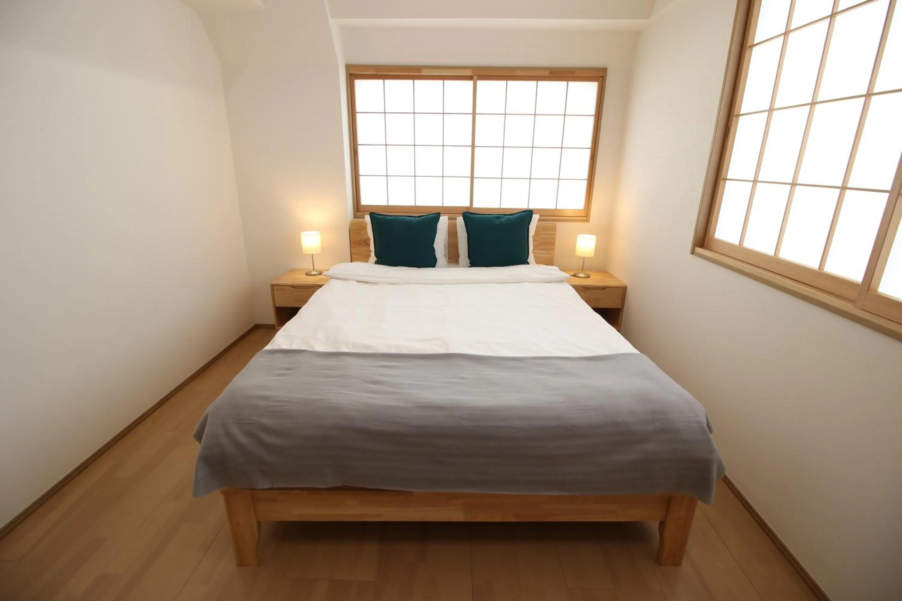 Bed in Uhome Suido Apartment SD
