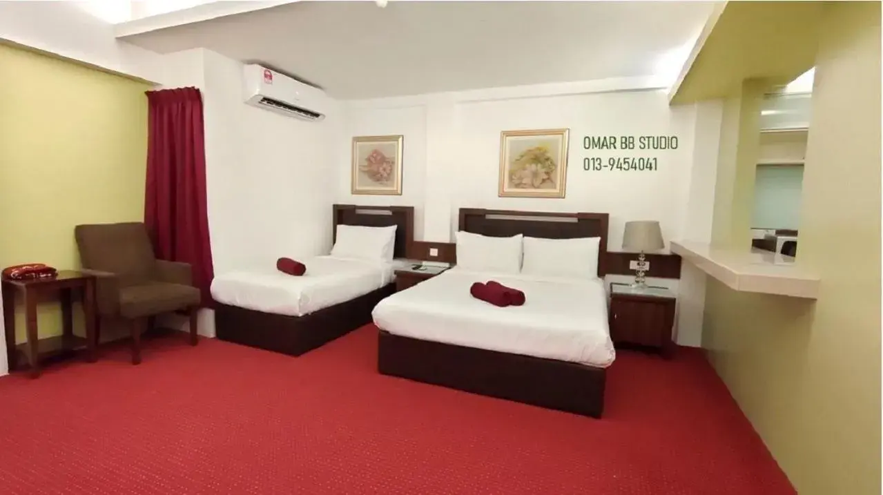 Triple Room with City View in OMAR BB STUDIO Triple Room with City View in OMAR BB STUDIO