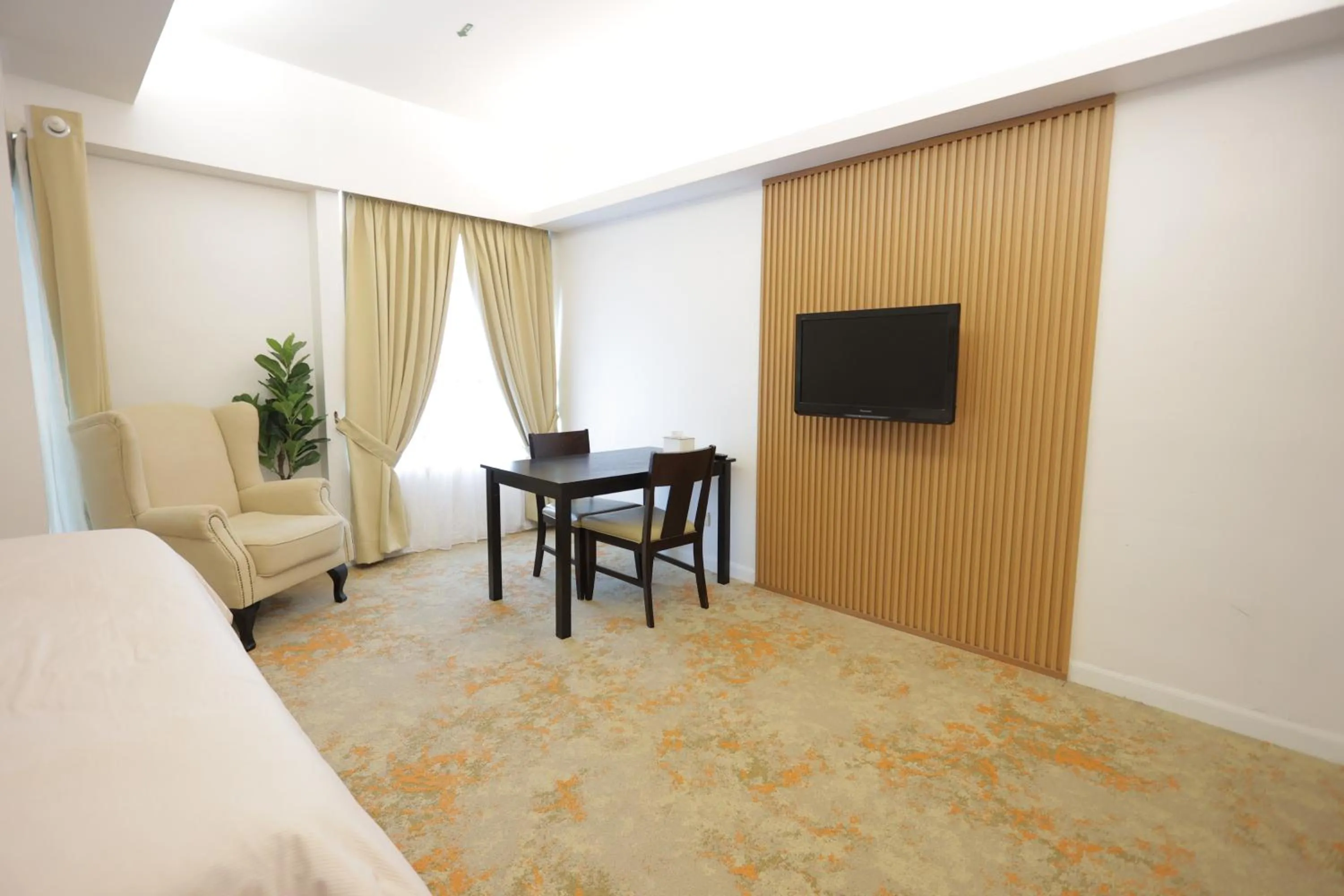 Seating area, Bed in OMAR BB STUDIO