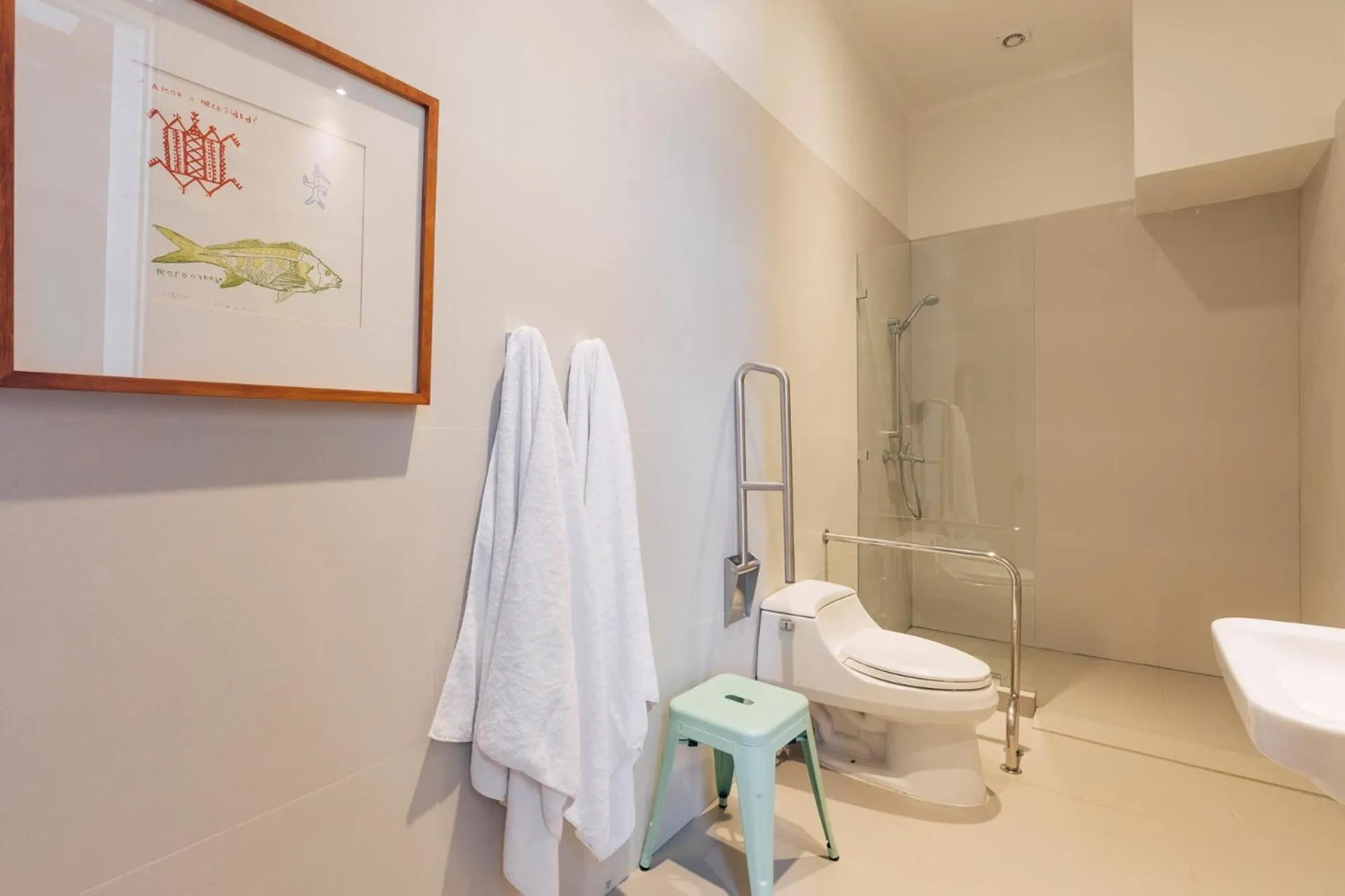 Toilet in Casablu Hotel