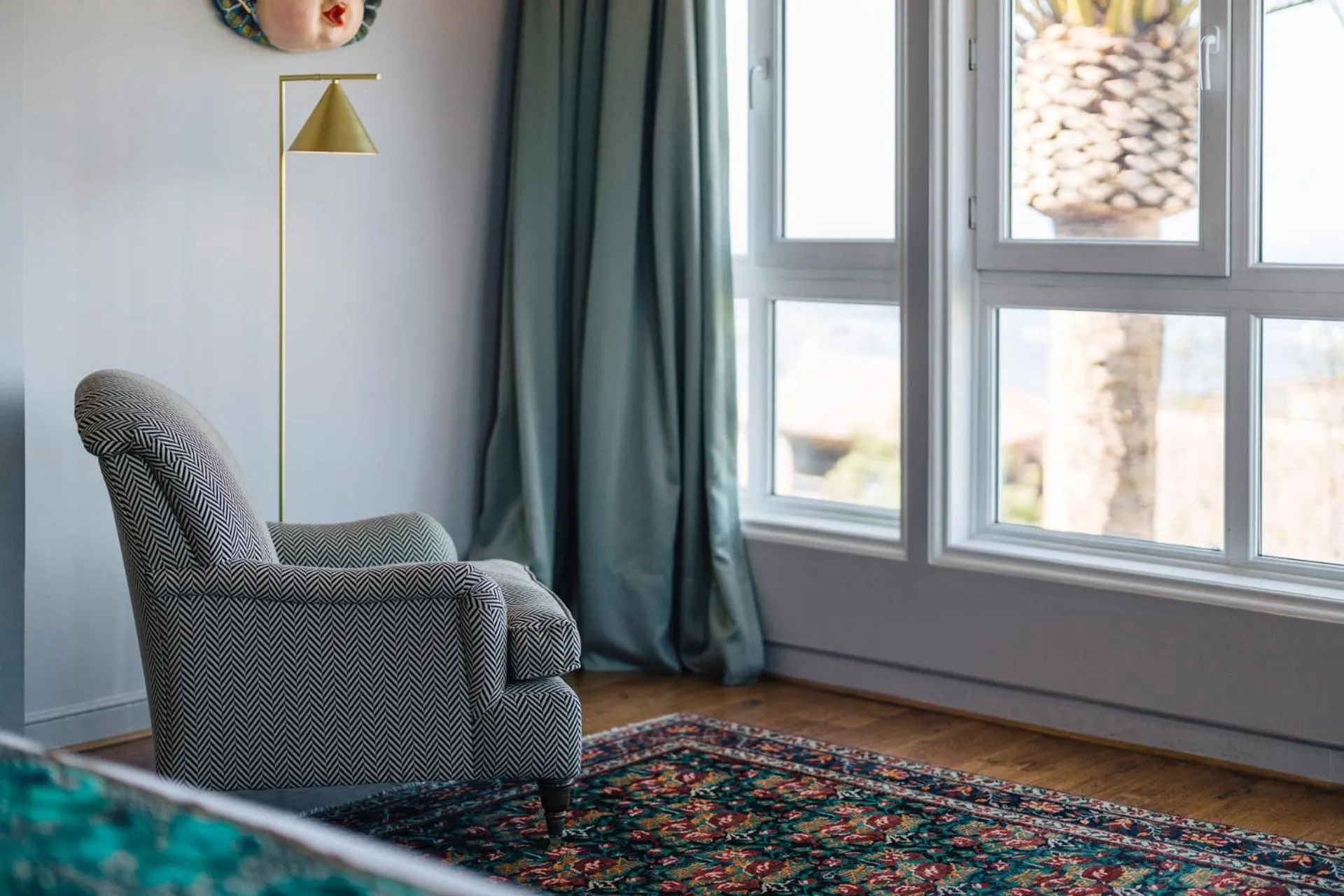 Seating area in Casablu Hotel