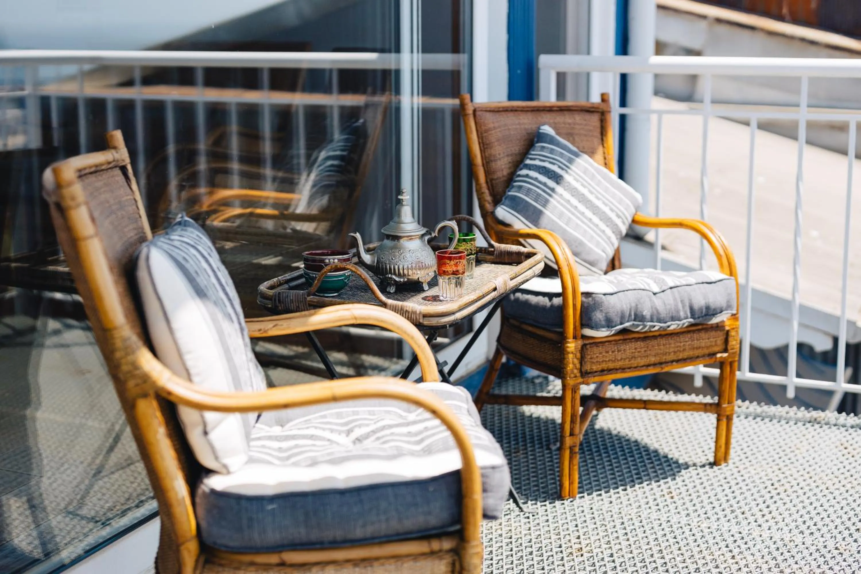 Balcony/Terrace in Casablu Hotel
