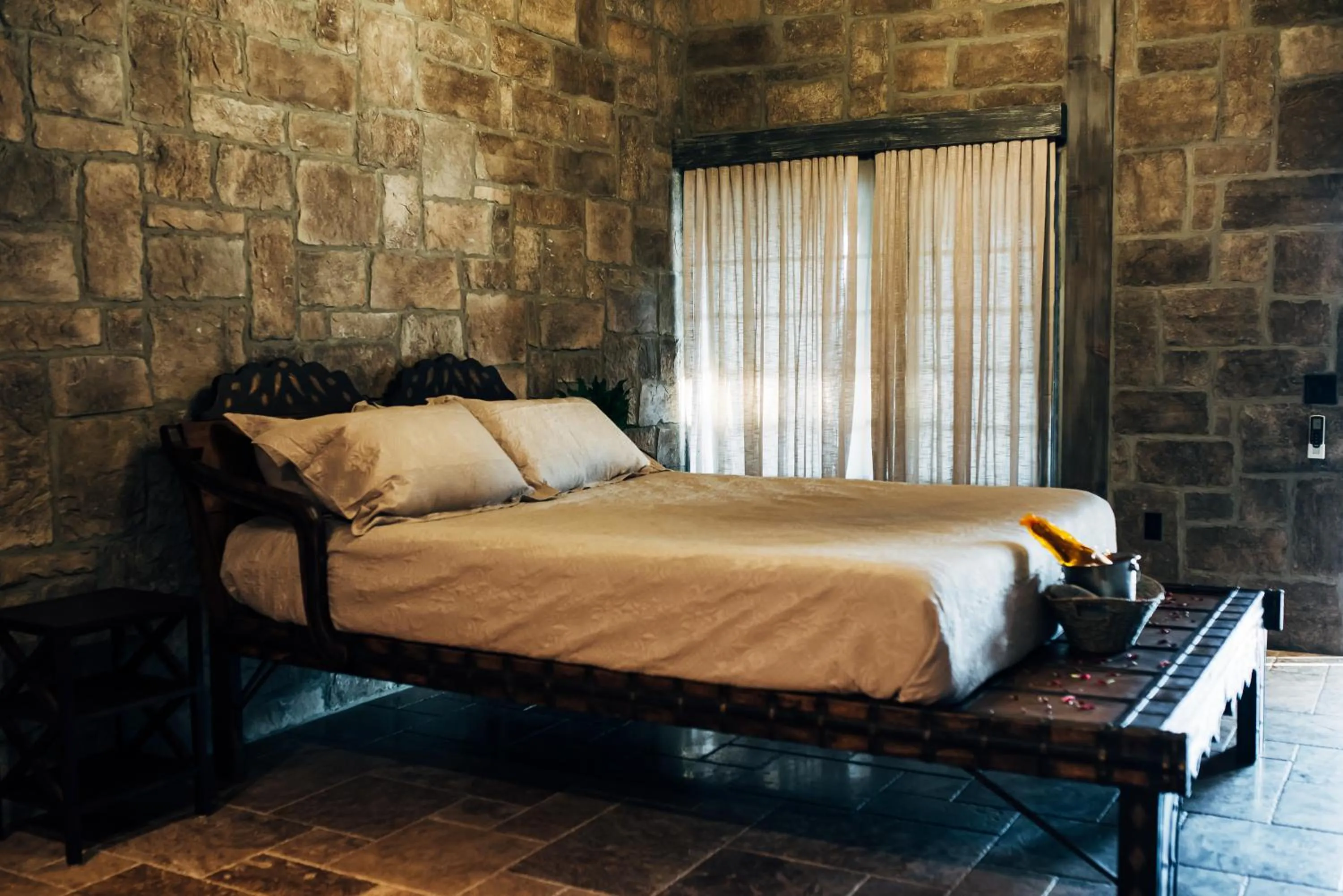 Bed in The Inn at Zaca Creek