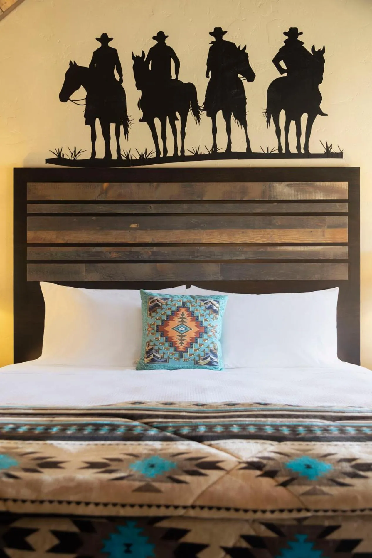 Bed in River Rock Inn B&B