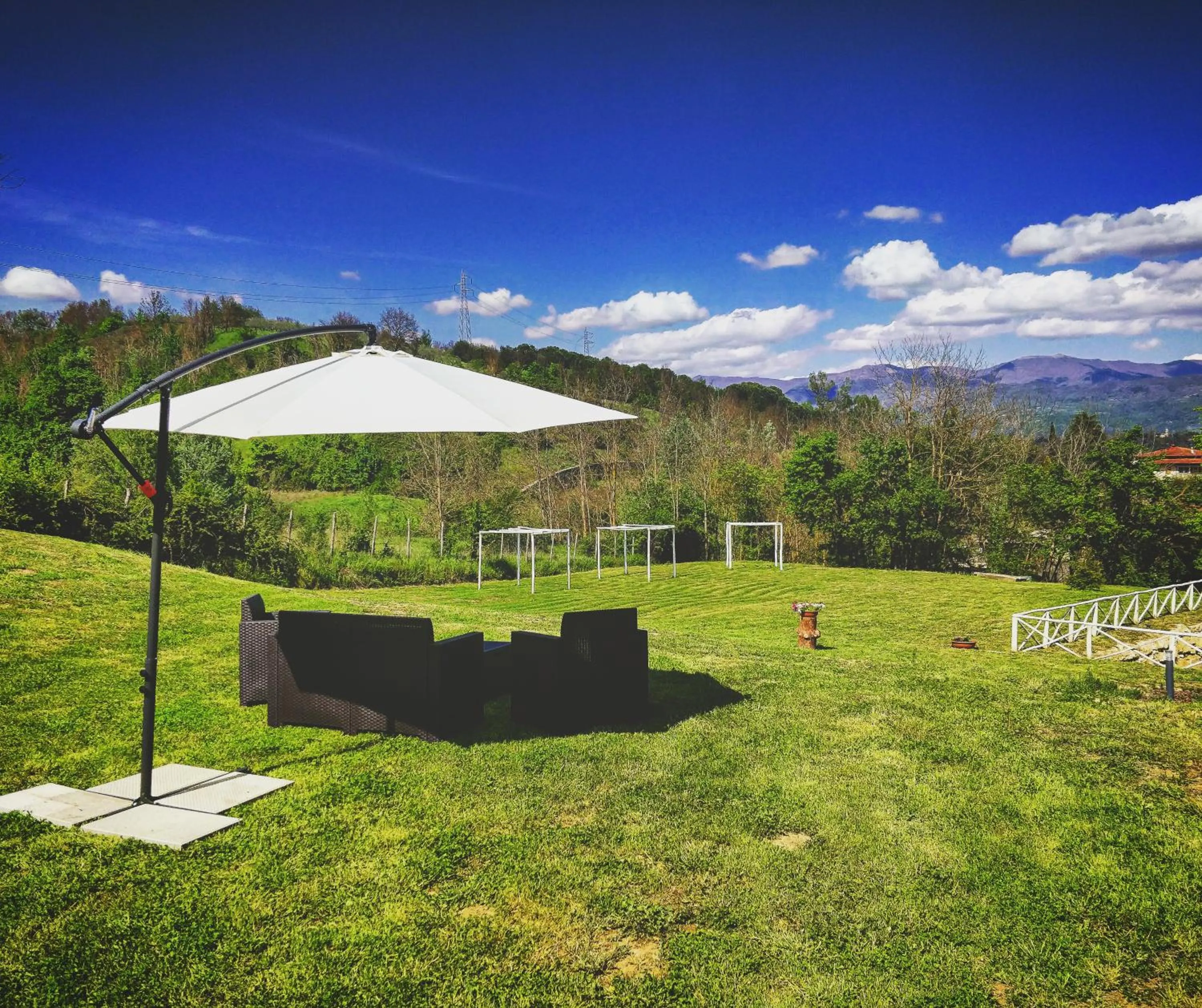 Garden in La valle B&B