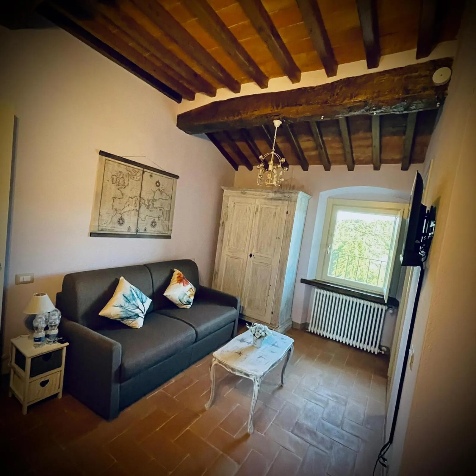 View (from property/room) in La valle B&B