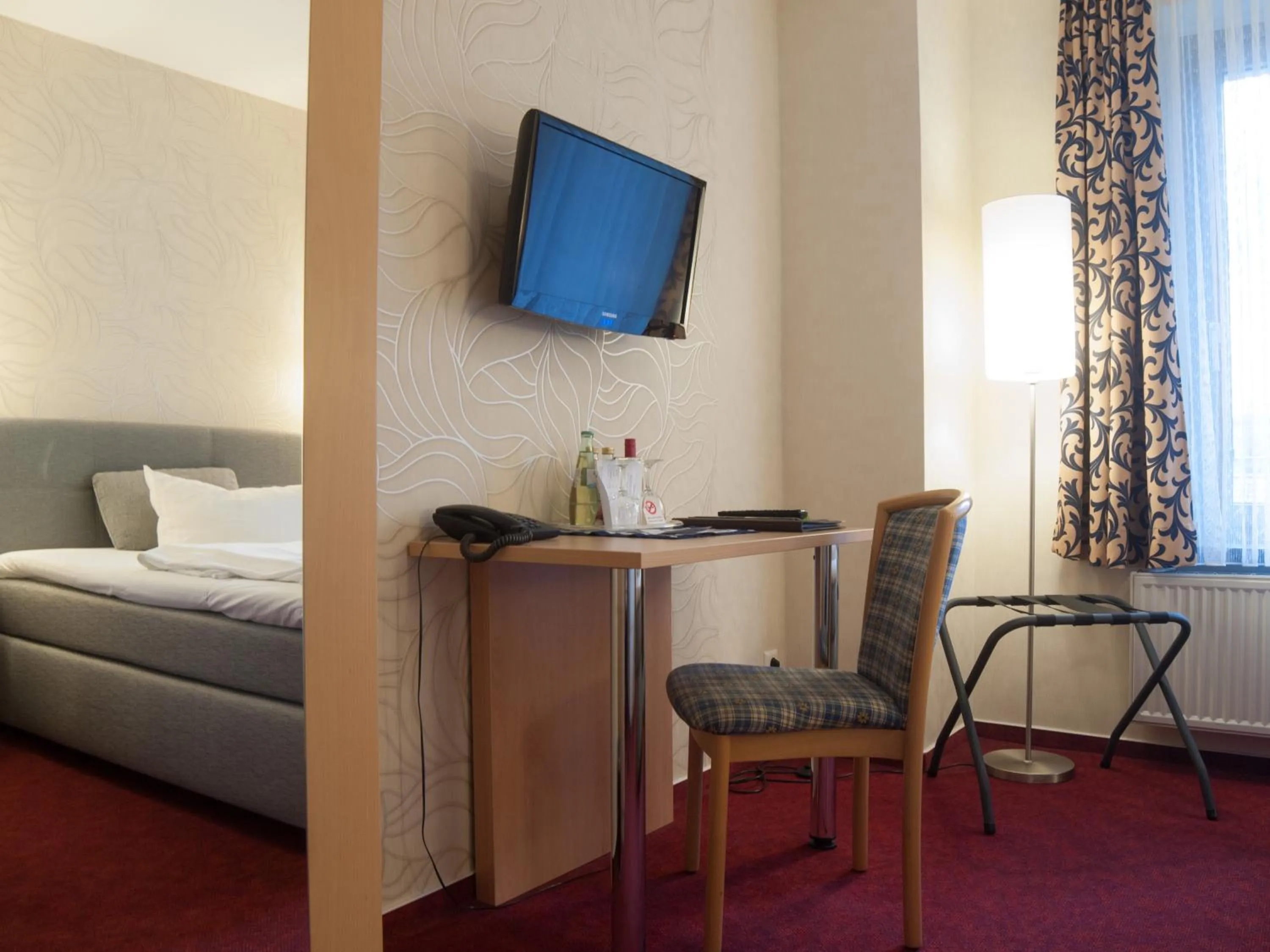 Photo of the whole room, Bed in Hotel & Restaurant Waldschlösschen