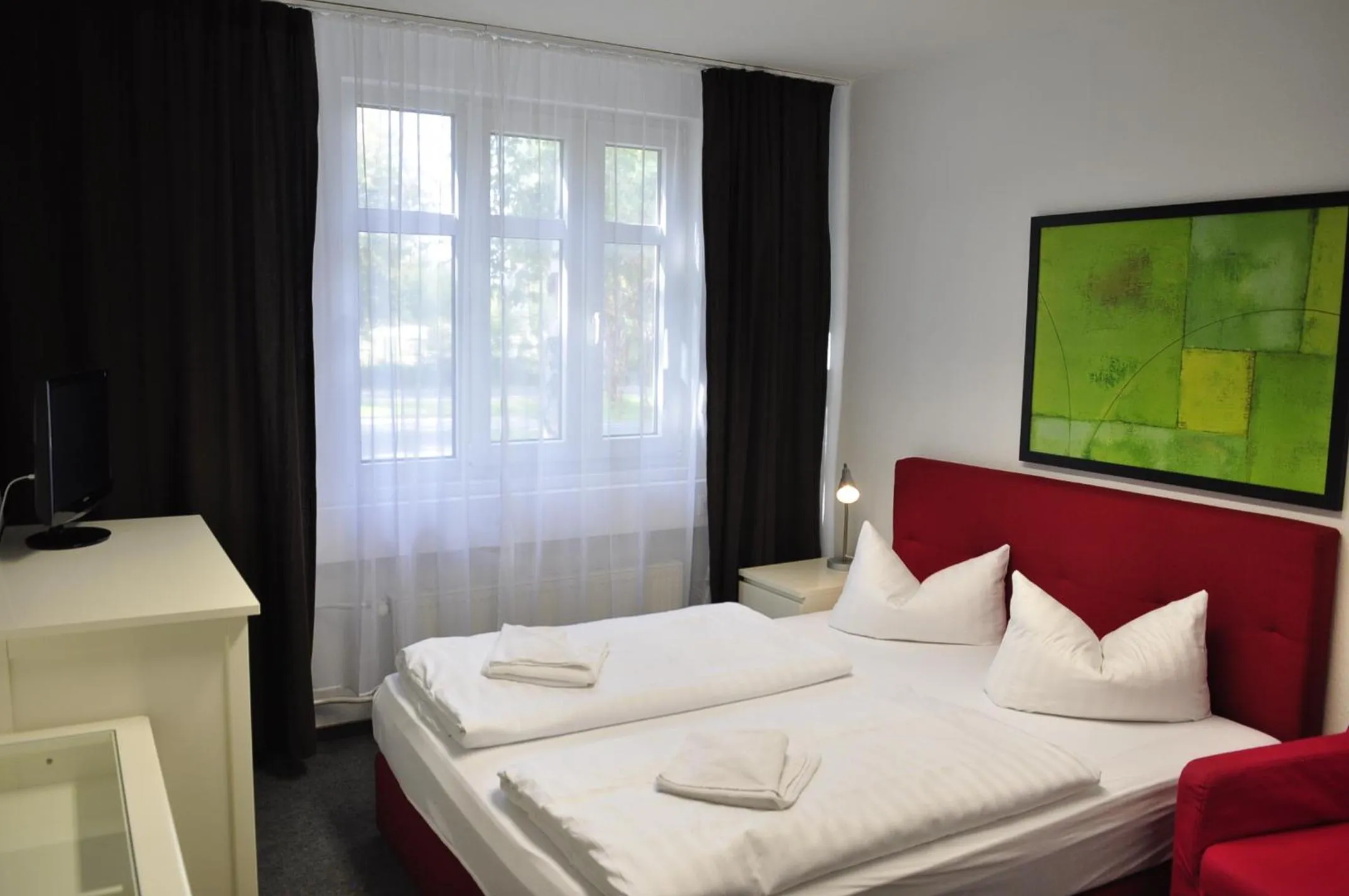 Bed in Apart Hotel Ferdinand Berlin