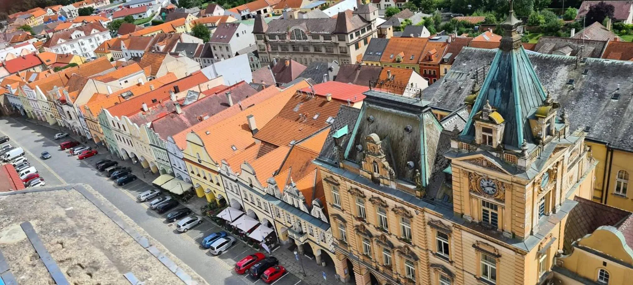 Bird's eye view in Konšelský šenk Domažlice