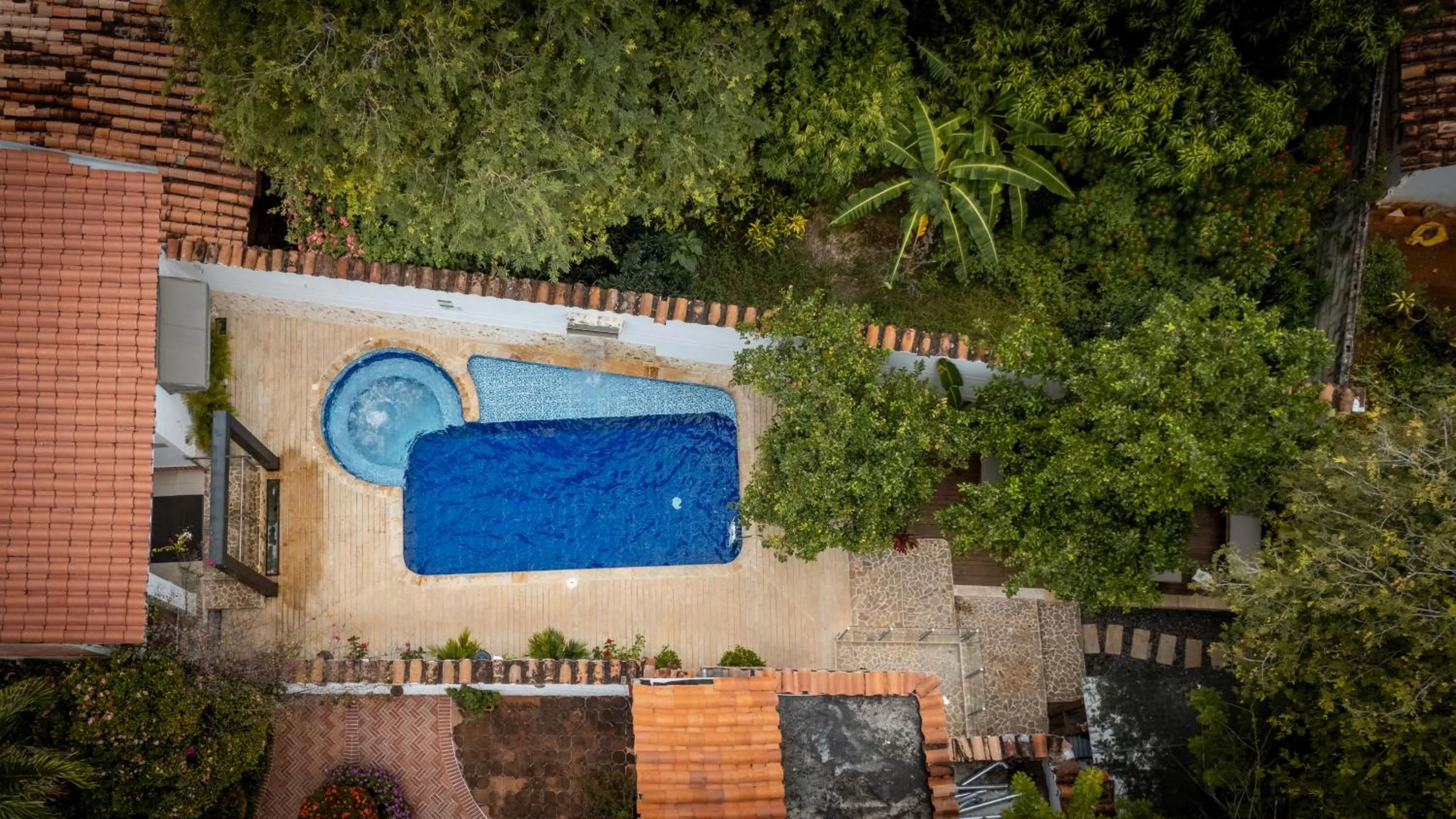 Bird's eye view in Casa Bixa Hotel Boutique -Santa Fe de Antioquia- Mayores de 12 años