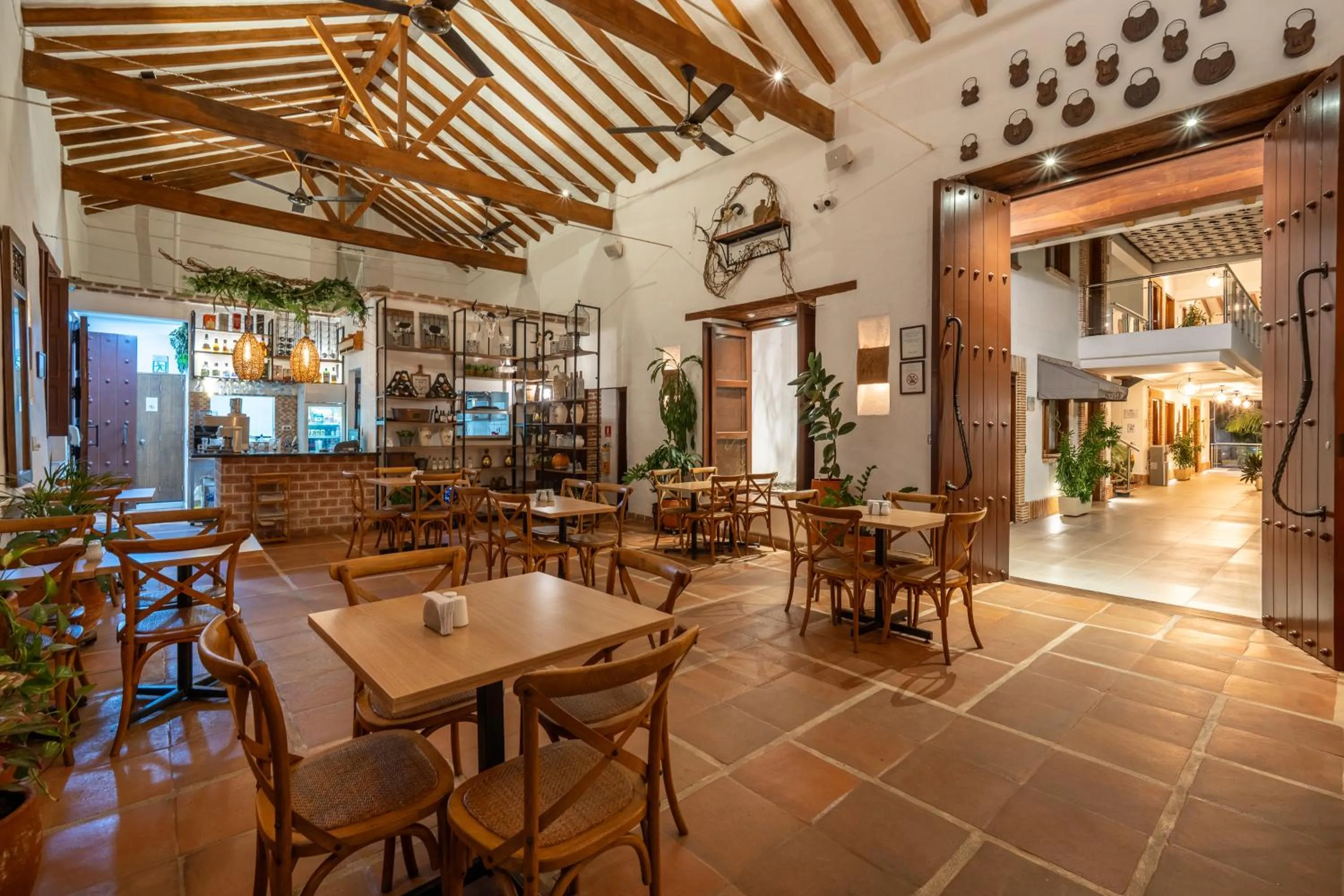 Restaurant/places to eat in Casa Bixa Hotel Boutique -Santa Fe de Antioquia- Mayores de 12 años