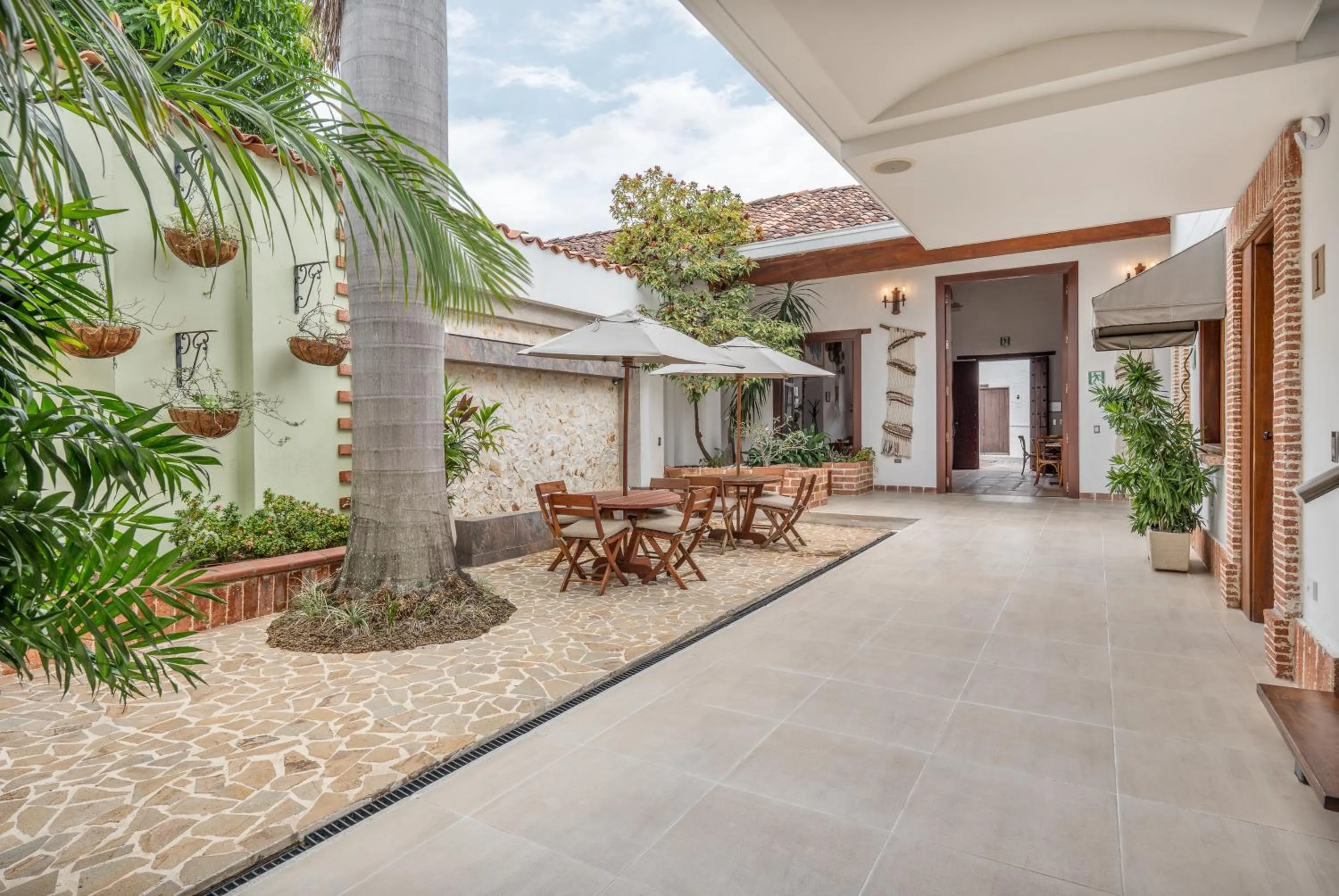 Patio in Casa Bixa Hotel Boutique -Santa Fe de Antioquia- Mayores de 12 años