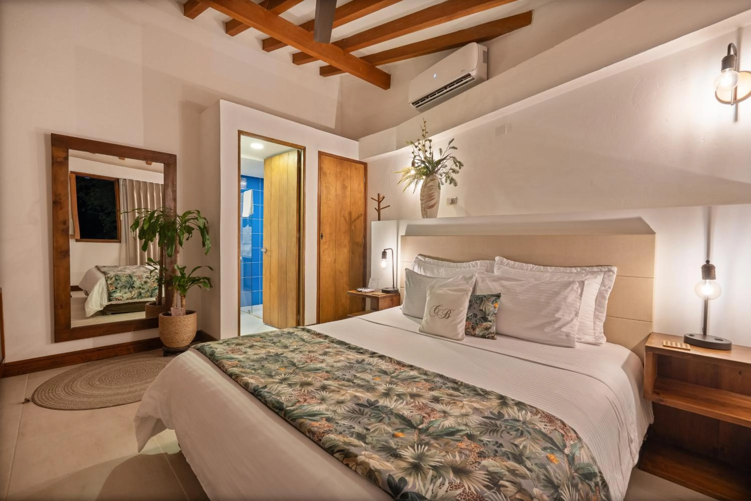 Bedroom, Bed in Casa Bixa Hotel Boutique -Santa Fe de Antioquia- Mayores de 12 años