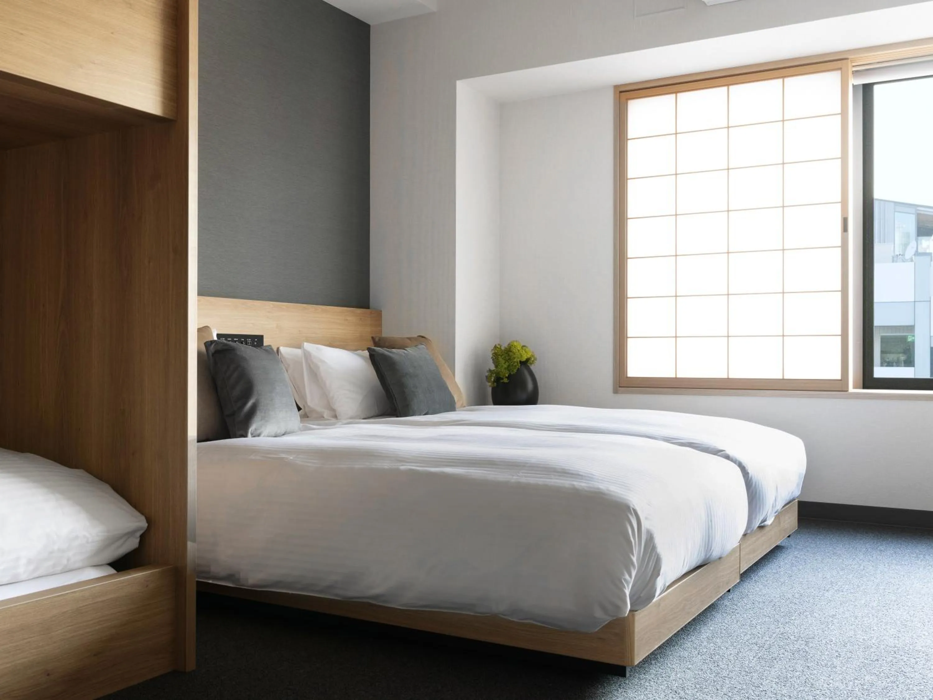 Photo of the whole room, Bed in MIMARU Tokyo Asakusa Station