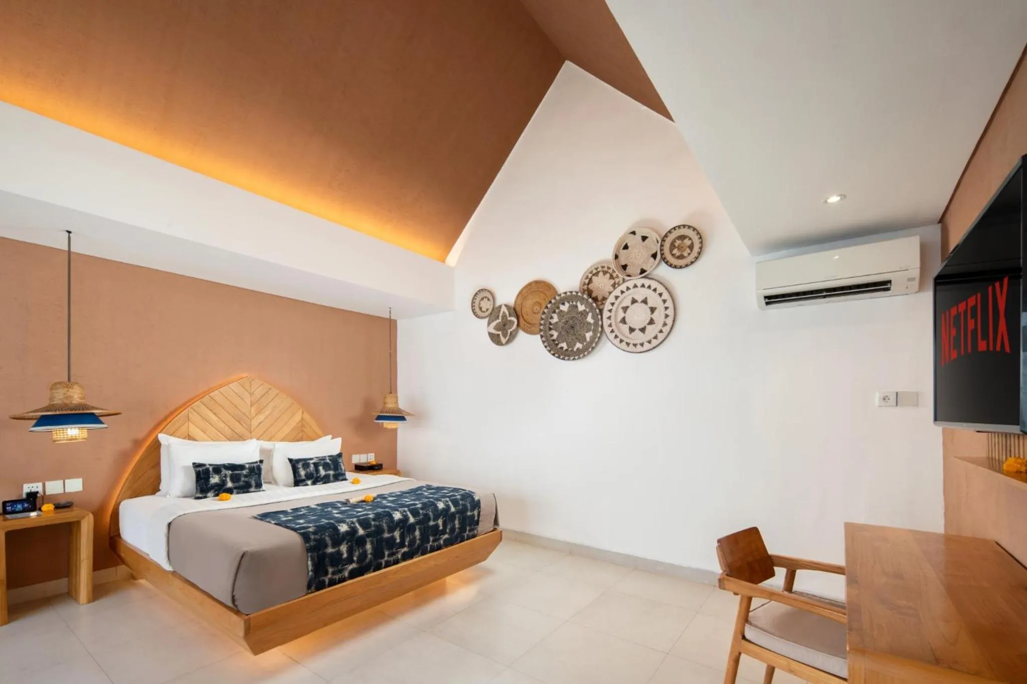 Bedroom, Bed in Aeera Villa Canggu by Ini Vie Hospitality