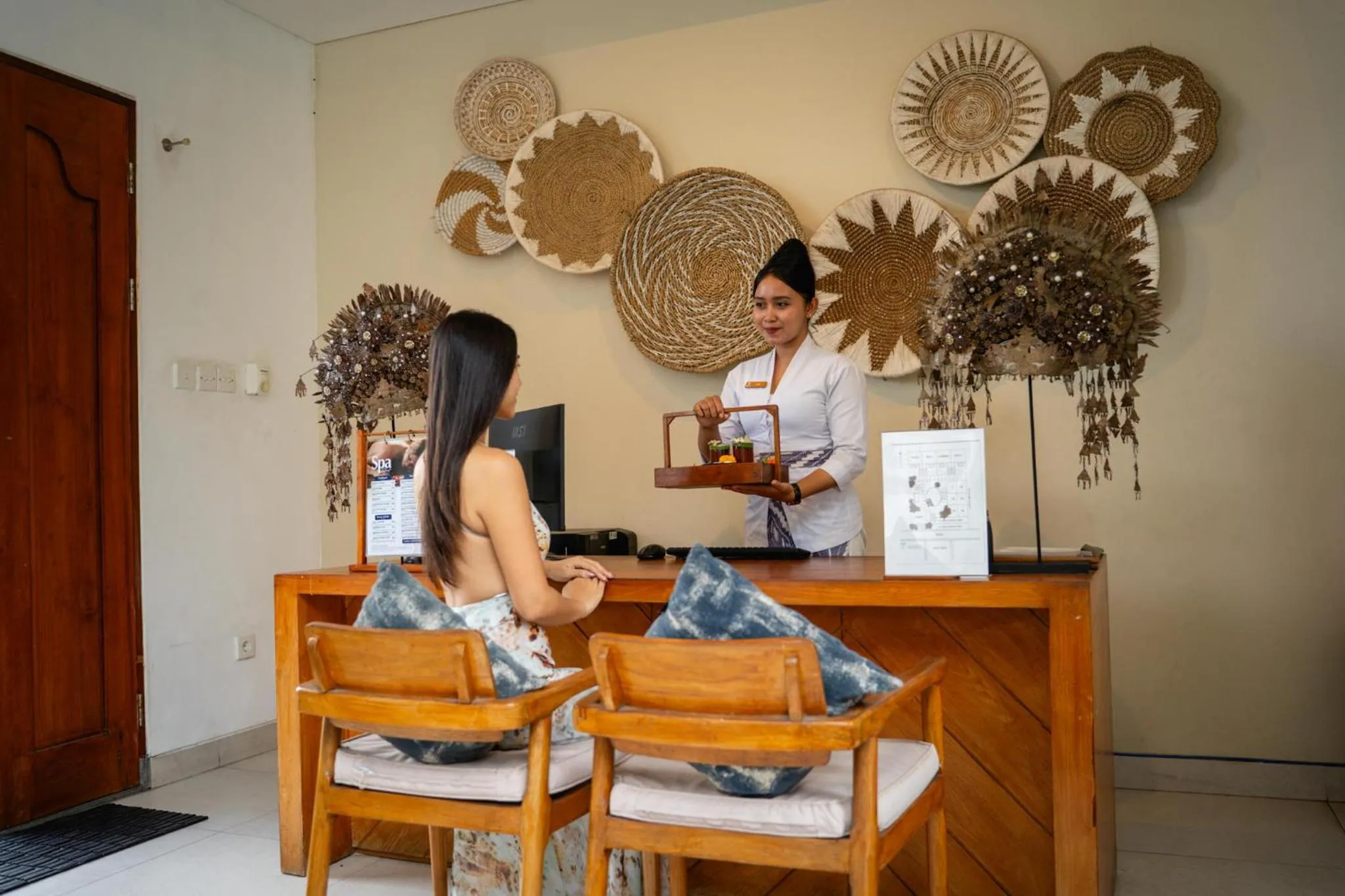Lobby or reception in Aeera Villa Canggu by Ini Vie Hospitality