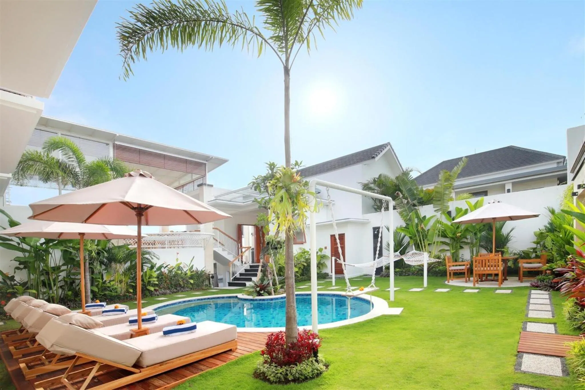 Swimming pool in Aeera Villa Canggu by Ini Vie Hospitality