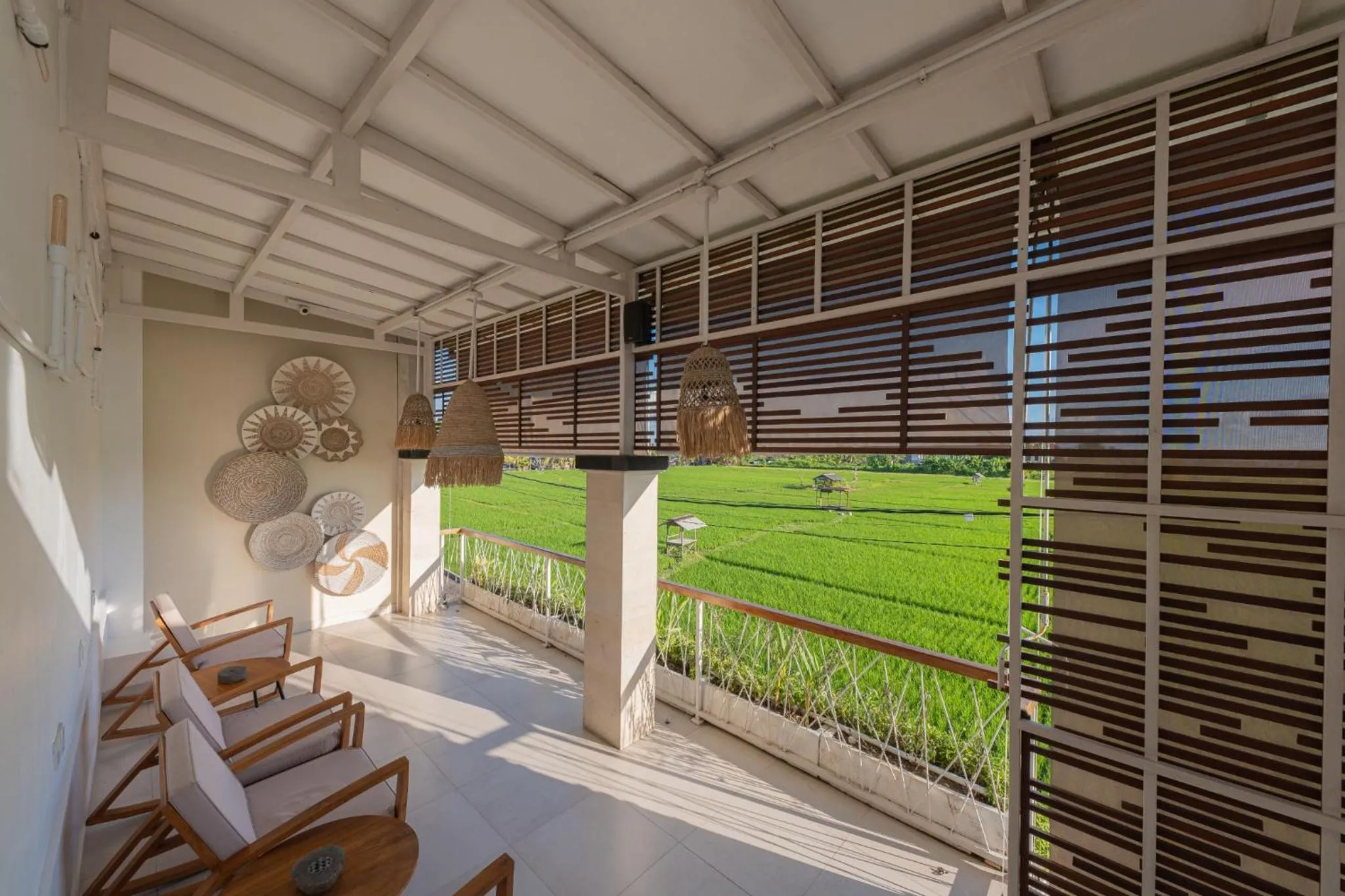 Seating area in Aeera Villa Canggu by Ini Vie Hospitality