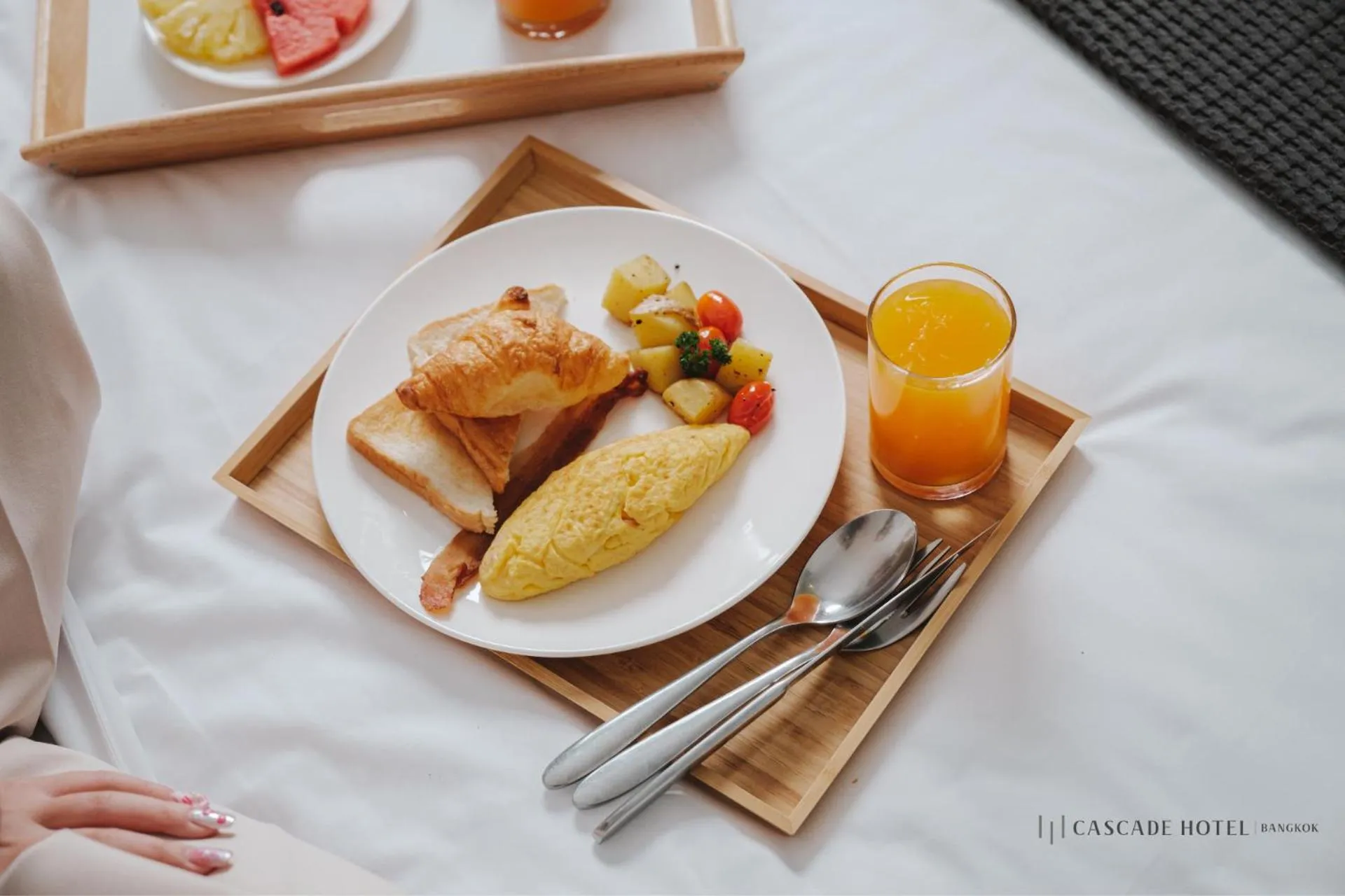 Breakfast in Cascade Hotel Bangkok