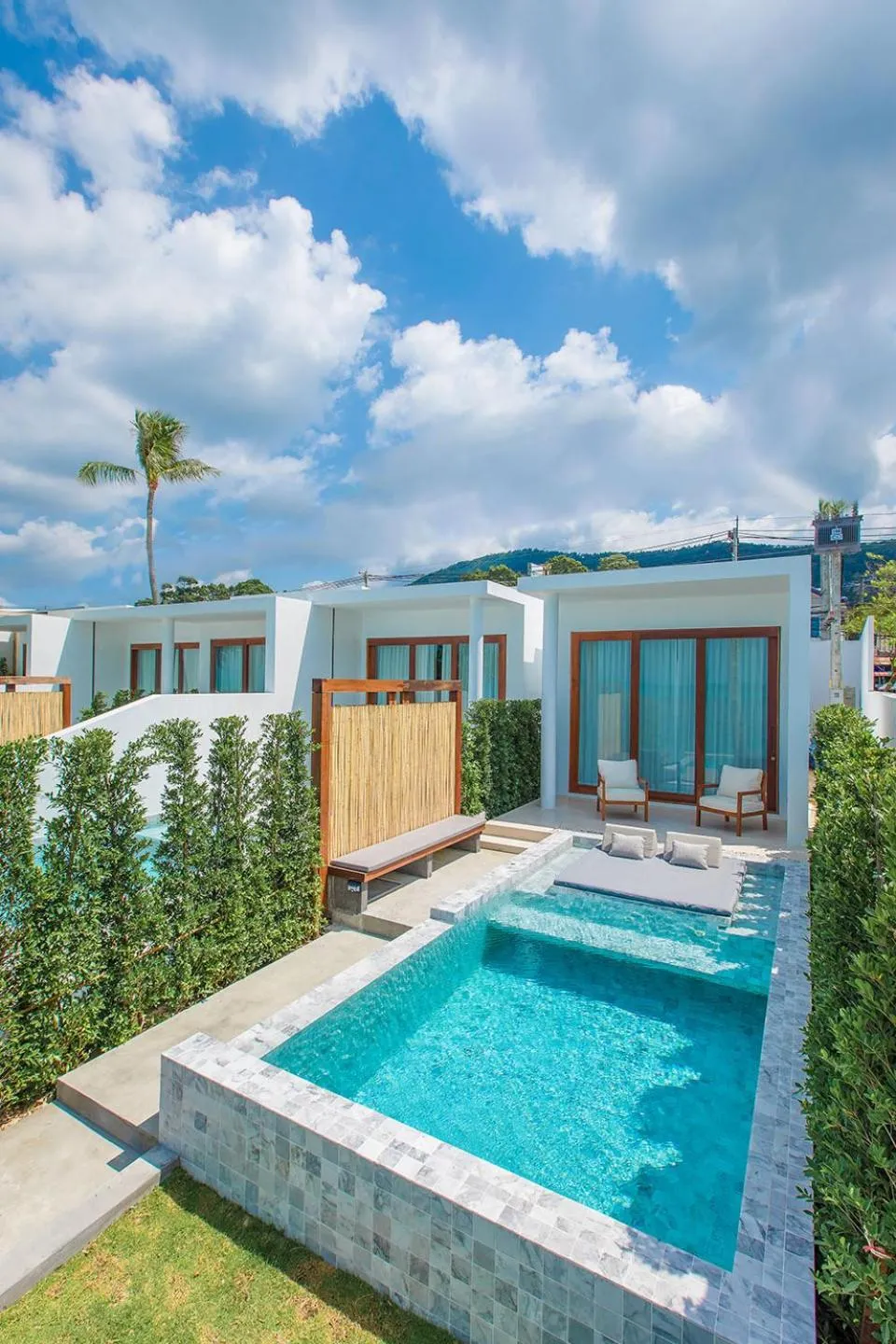 Swimming pool in White Whale Beachfront Pool Villa