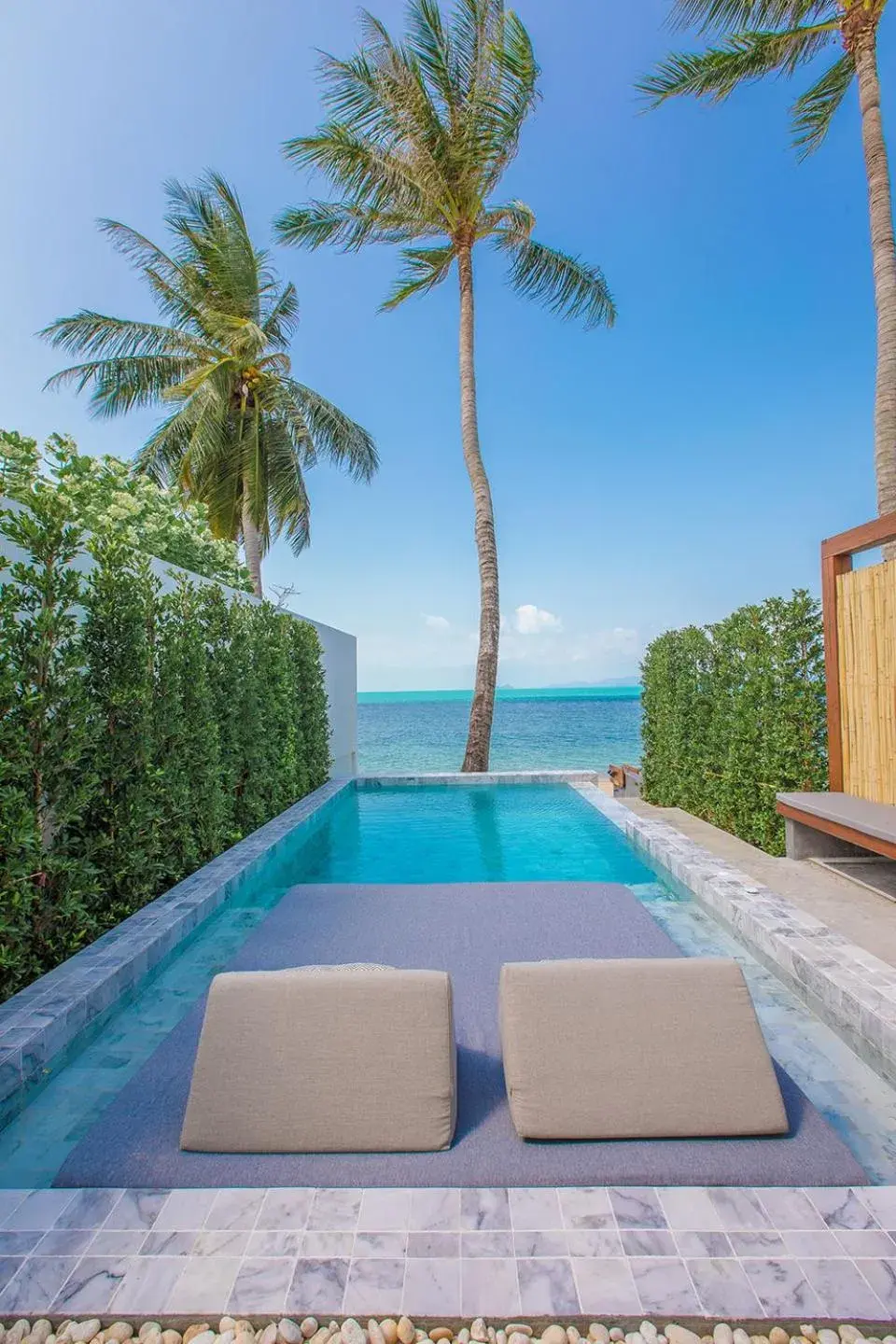Pool view in White Whale Beachfront Pool Villa Pool view in White Whale Beachfront Pool Villa